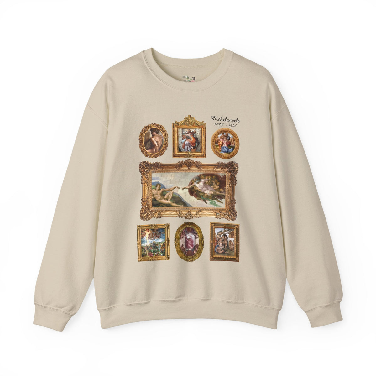 Michelangelo Art History Sweatshirt, Humanities Major Who Loves High Renaissance Art or the Sistine Chapel, 16th Century Roman History Shirt - Opal and June