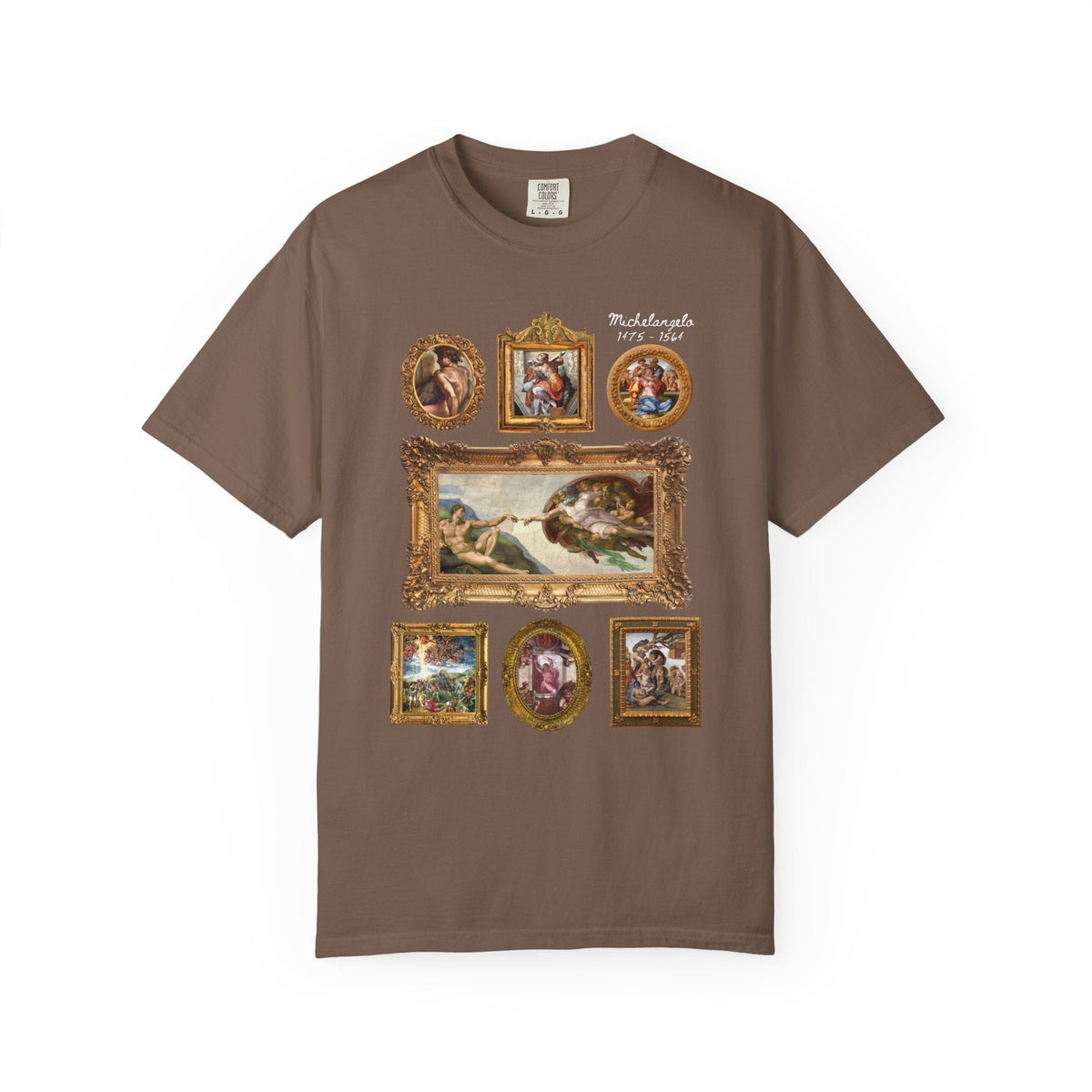 Michelangelo Art History Tee Shirt for Humanities Major Who Loves High Renaissance Art or the Sistine Chapel, 16th Century Roman History Tee - Opal and June