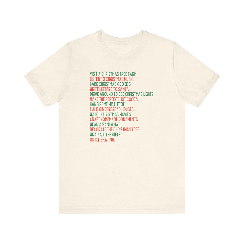 Minimalist Holiday Traditions Christmas Tee Shirt - Opal and June