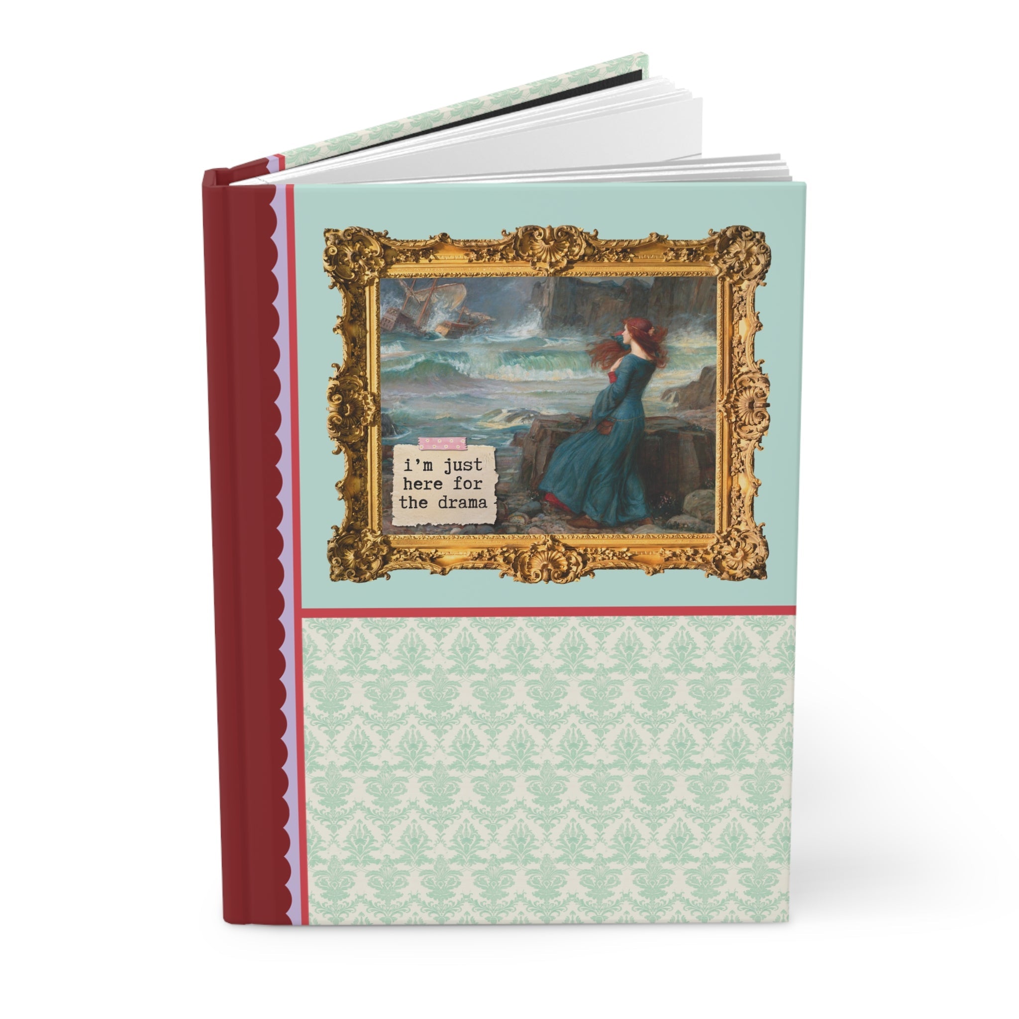 Miranda by John William Waterhouse Notebook: William Shakespeare Tempest, Classic Literature Art History Gift for Reader, Humanites Major - Opal and June