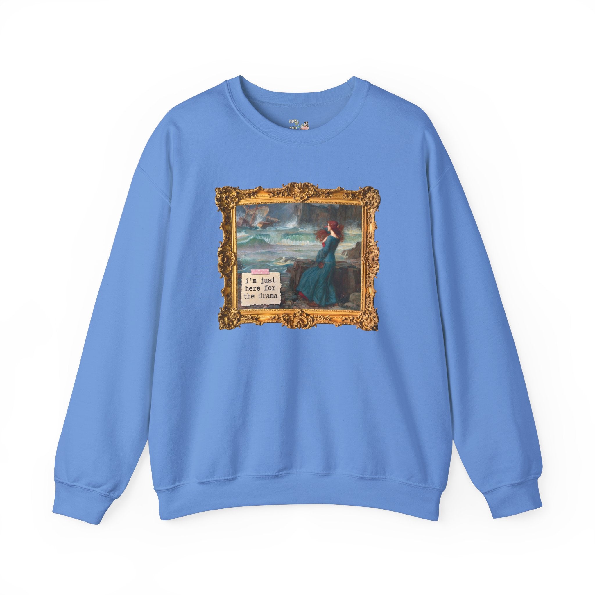 Miranda by John William Waterhouse Sweatshirt: William Shakespeare Tempest, Classic Literature Art History Gift for Reader, Humanites Major - Opal and June