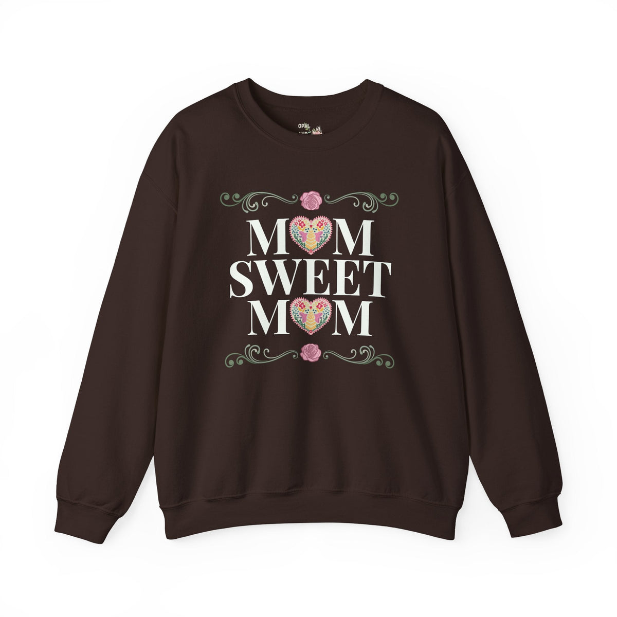Mom Sweet Mom Sweatshirt for Mom of Twins or Mama of Teenagers, Cute Mother's Day Gift from Daughter or Son, Kitschy 90s Throwback Mama Crewneck - Opal and June