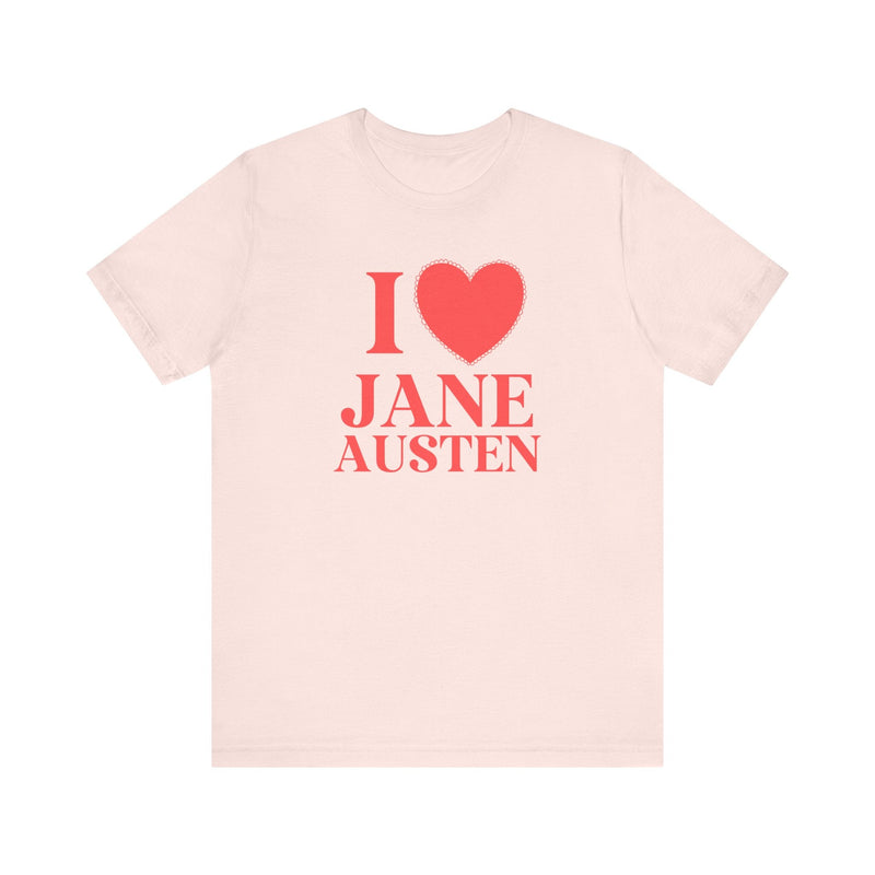 Monochromatic Jane Austen Tee Shirt - Opal and June