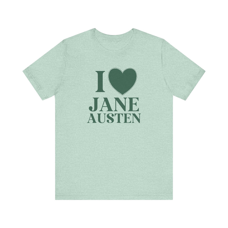 Monochromatic Jane Austen Tee Shirt - Opal and June