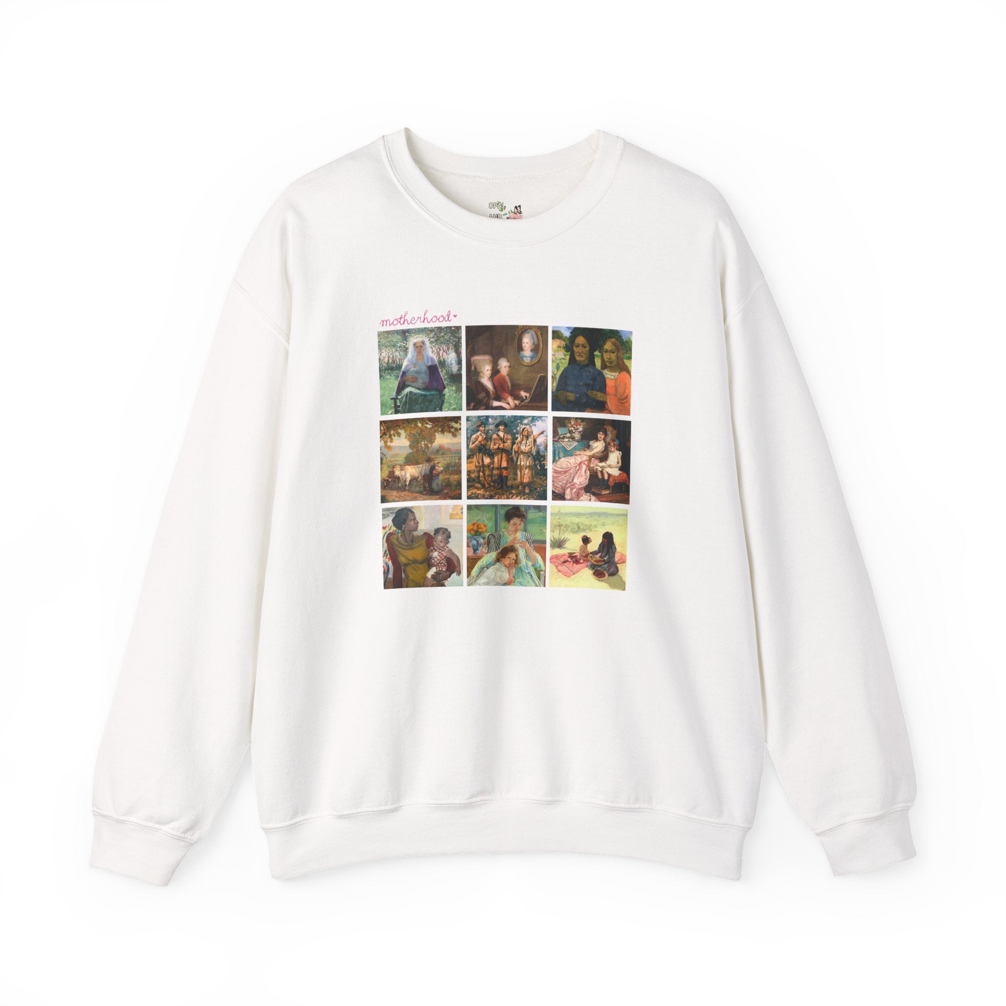 Motherhood Art History Sweatshirt for Mom Who Loves Art, Cute Humanities Professor Shirt, Mary Cassatt, 19th Century Art, Paintings of Moms - Opal and June
