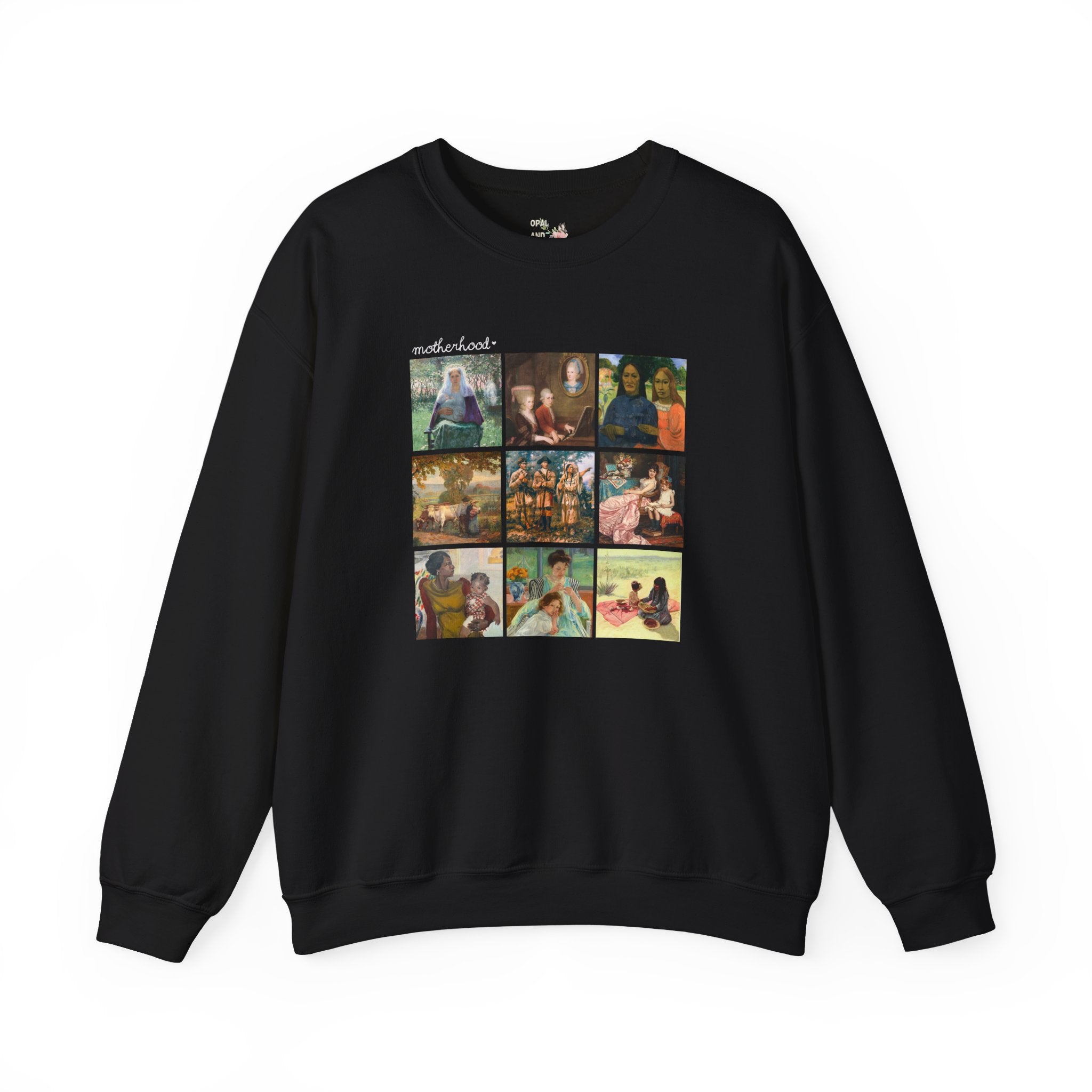 Motherhood Art History Sweatshirt for Mom Who Loves Art, Cute Humanities Professor Shirt, Mary Cassatt, 19th Century Art, Paintings of Moms - Opal and June