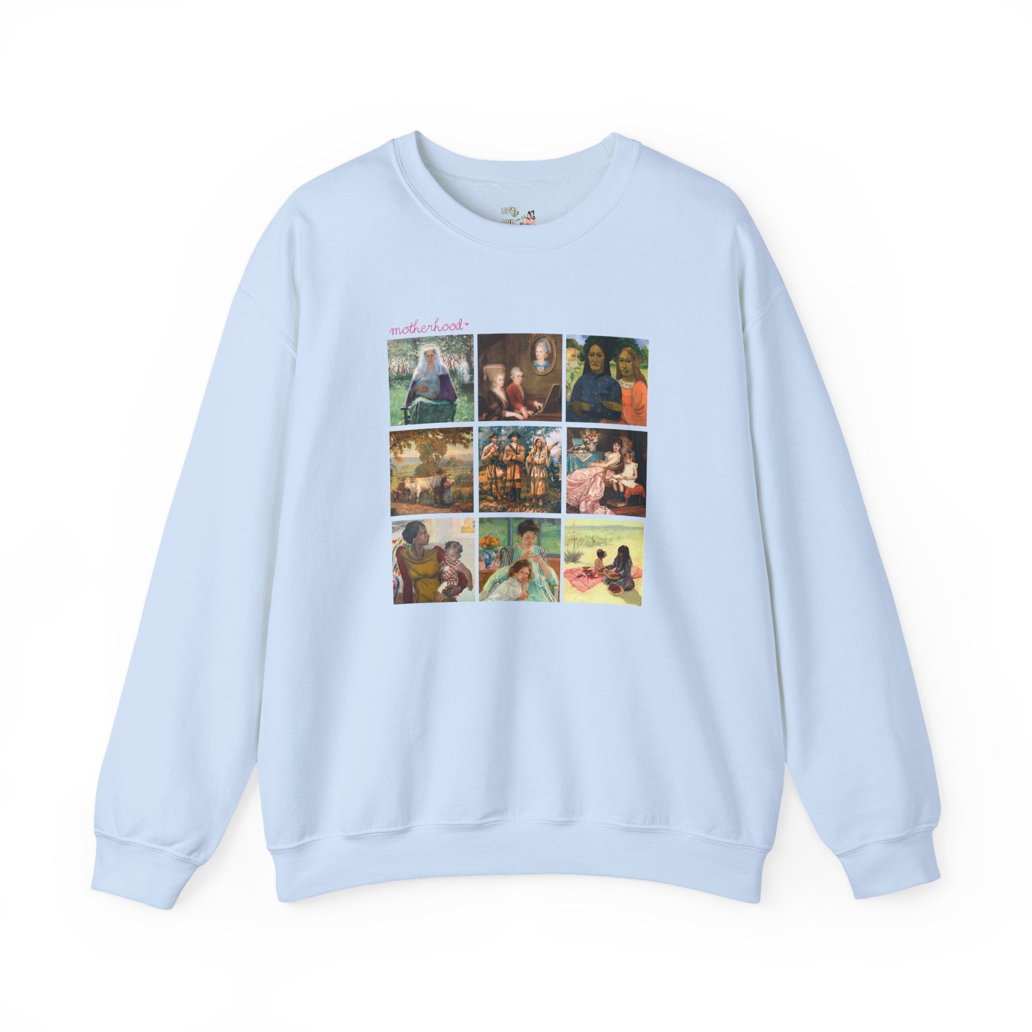 Motherhood Art History Sweatshirt for Mom Who Loves Art, Cute Humanities Professor Shirt, Mary Cassatt, 19th Century Art, Paintings of Moms - Opal and June