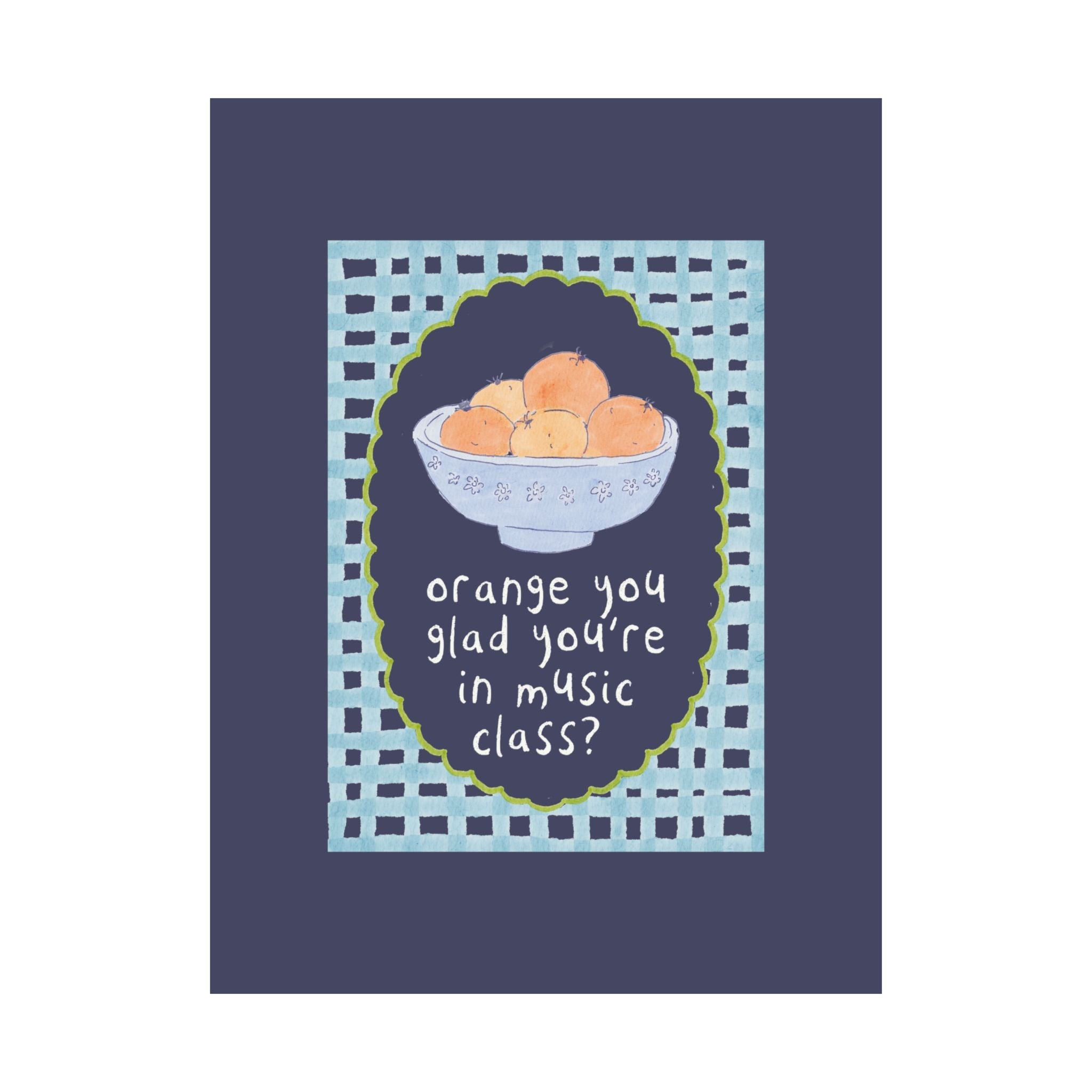 Music Class Classroom Decor: Orange You Glad You're in Music Class - Opal and June