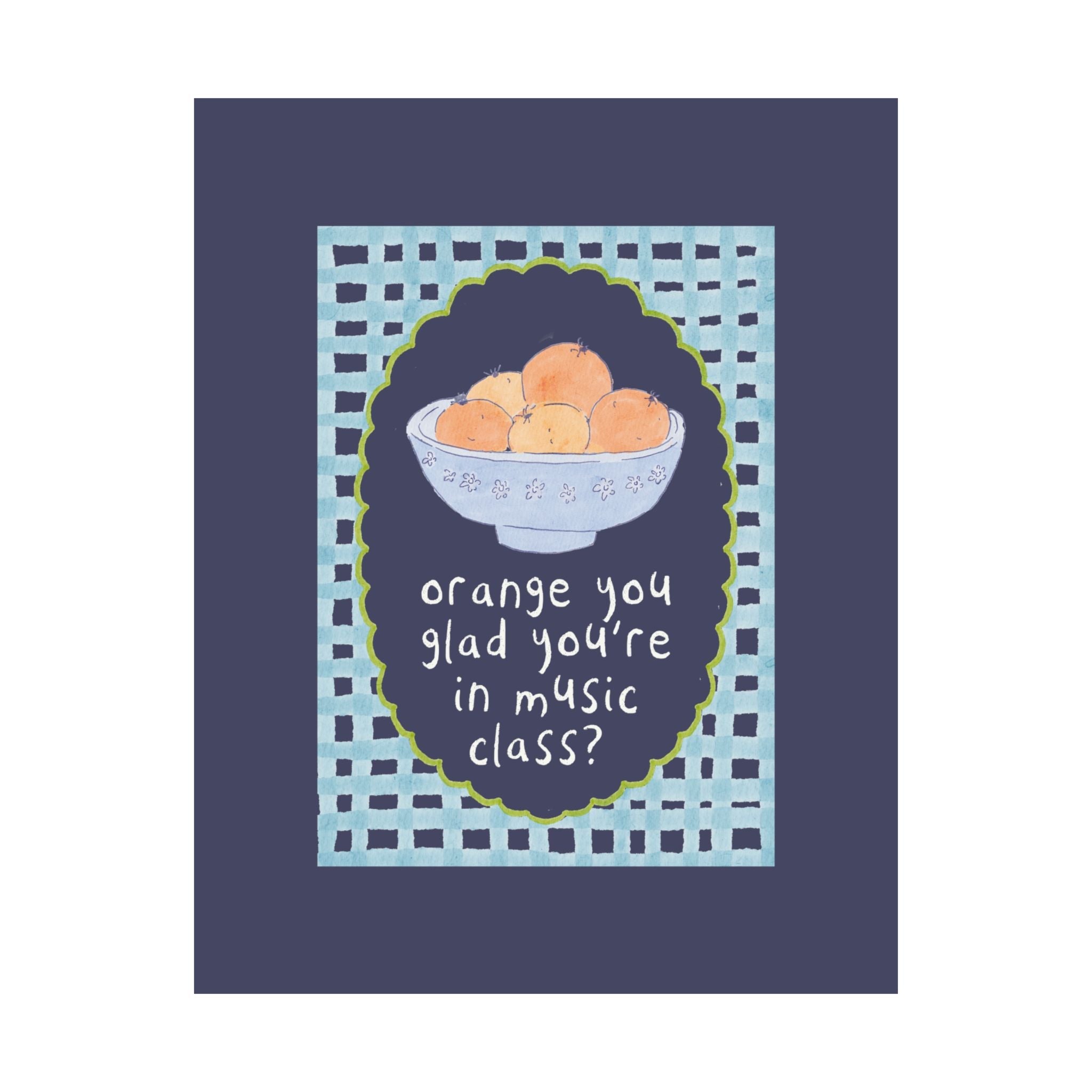 Music Class Classroom Decor: Orange You Glad You're in Music Class - Opal and June