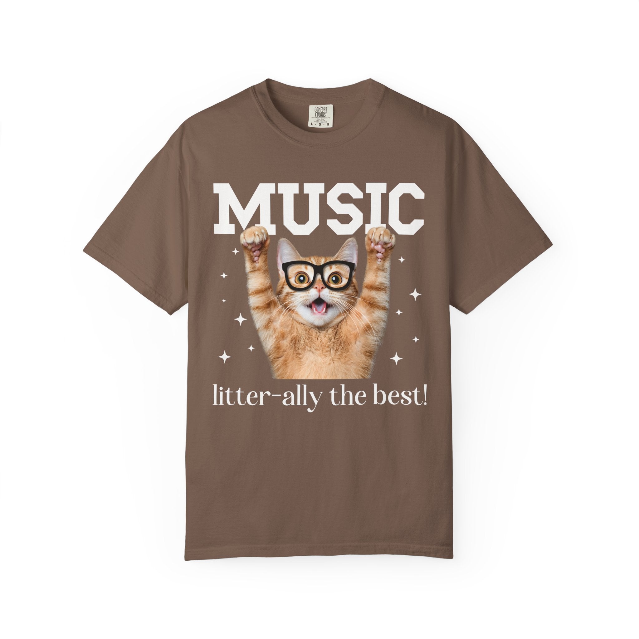 Music Lover or Music Teacher T-Shirt for Elementary Music Teacher, Funny Saying Cat Lover Tee Shirt for Cat Mom or Cat Dad Who Loves Singing - Opal and June