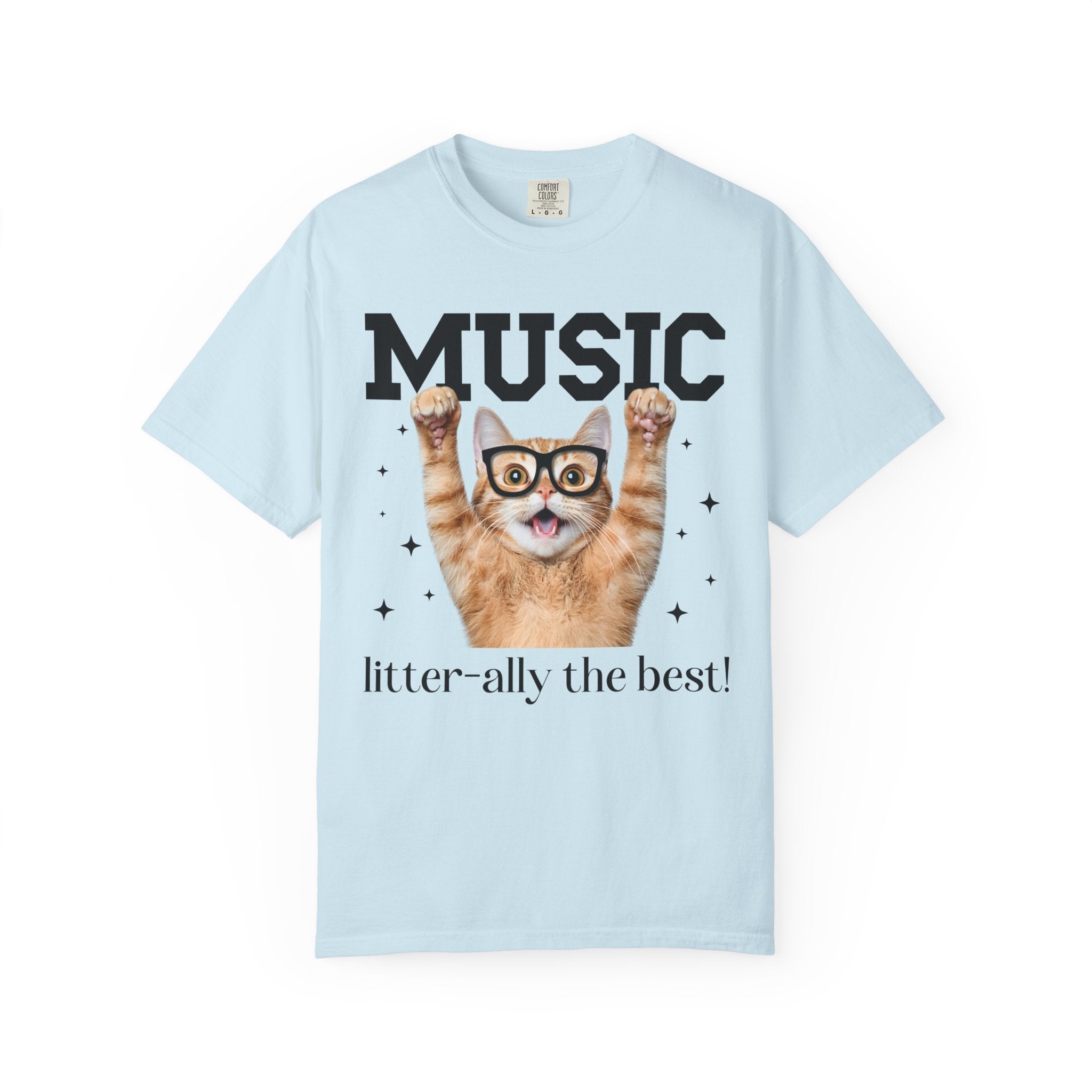 Music Lover or Music Teacher T-Shirt for Elementary Music Teacher, Funny Saying Cat Lover Tee Shirt for Cat Mom or Cat Dad Who Loves Singing - Opal and June