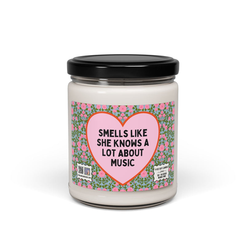 Music Teacher or Music Lover Gift, 9 Oz Soy Candle for Chorus Teacher or Music Teacher Gift, Funny Music Professor or Musician Present - Opal and June
