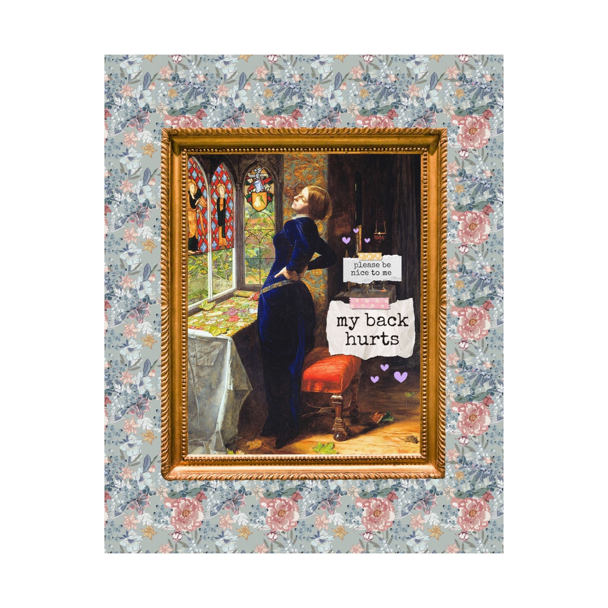 My Back Hurts Poster - Opal and June