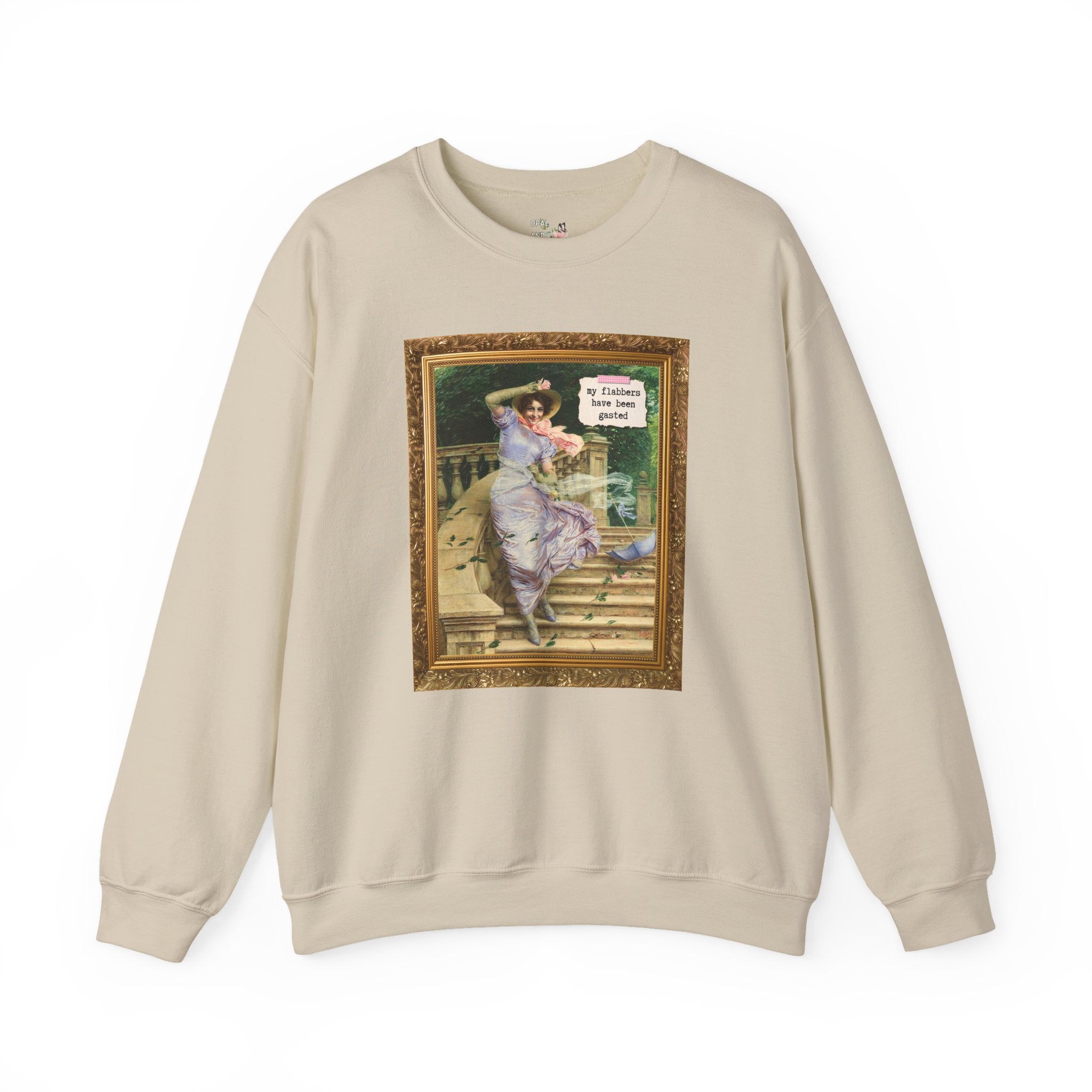 My Flabbers Have Been Gasted Art History Sweatshirt, Funny Saying Gift, Art Historian, Humanites Major, Italian Art History, Gaetano Bellei - Opal and June