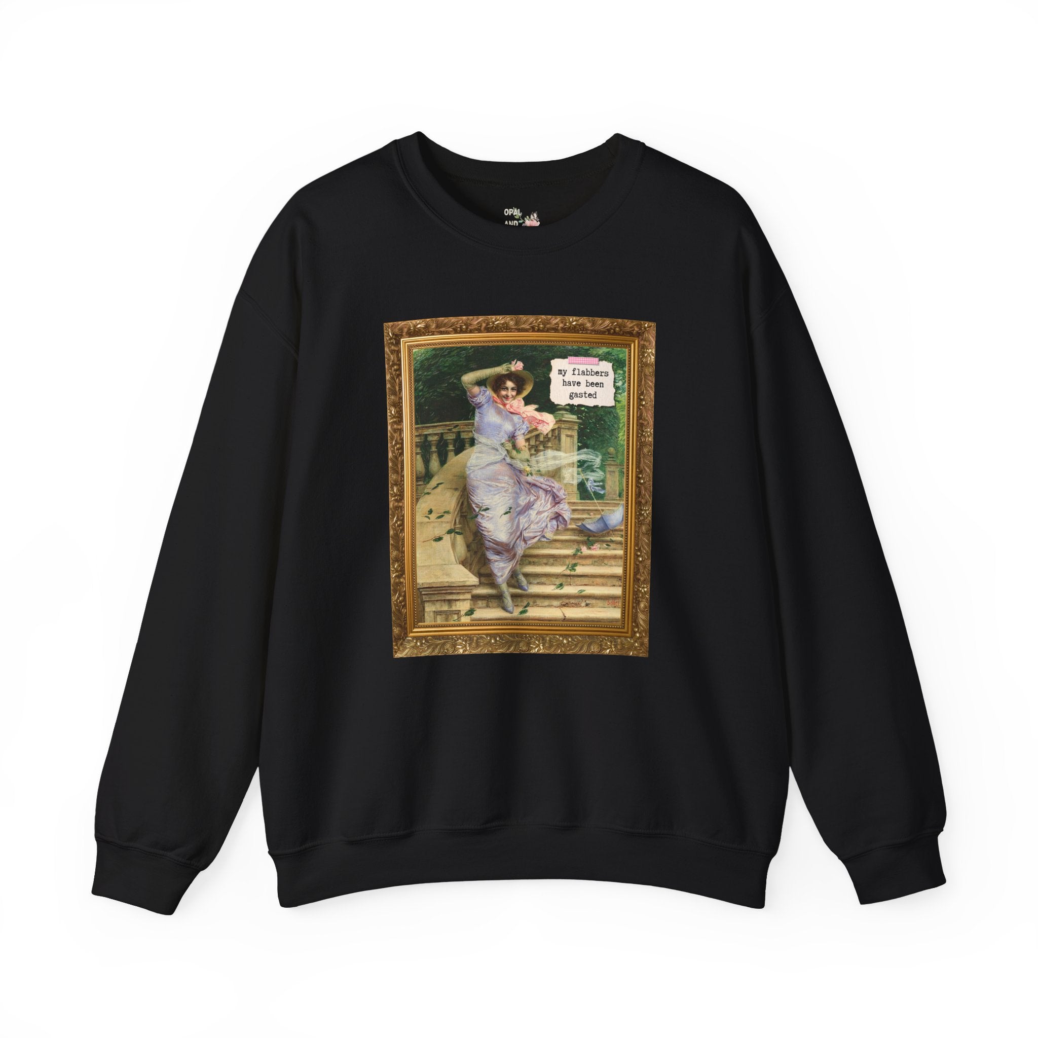 My Flabbers Have Been Gasted Art History Sweatshirt, Funny Saying Gift, Art Historian, Humanites Major, Italian Art History, Gaetano Bellei - Opal and June