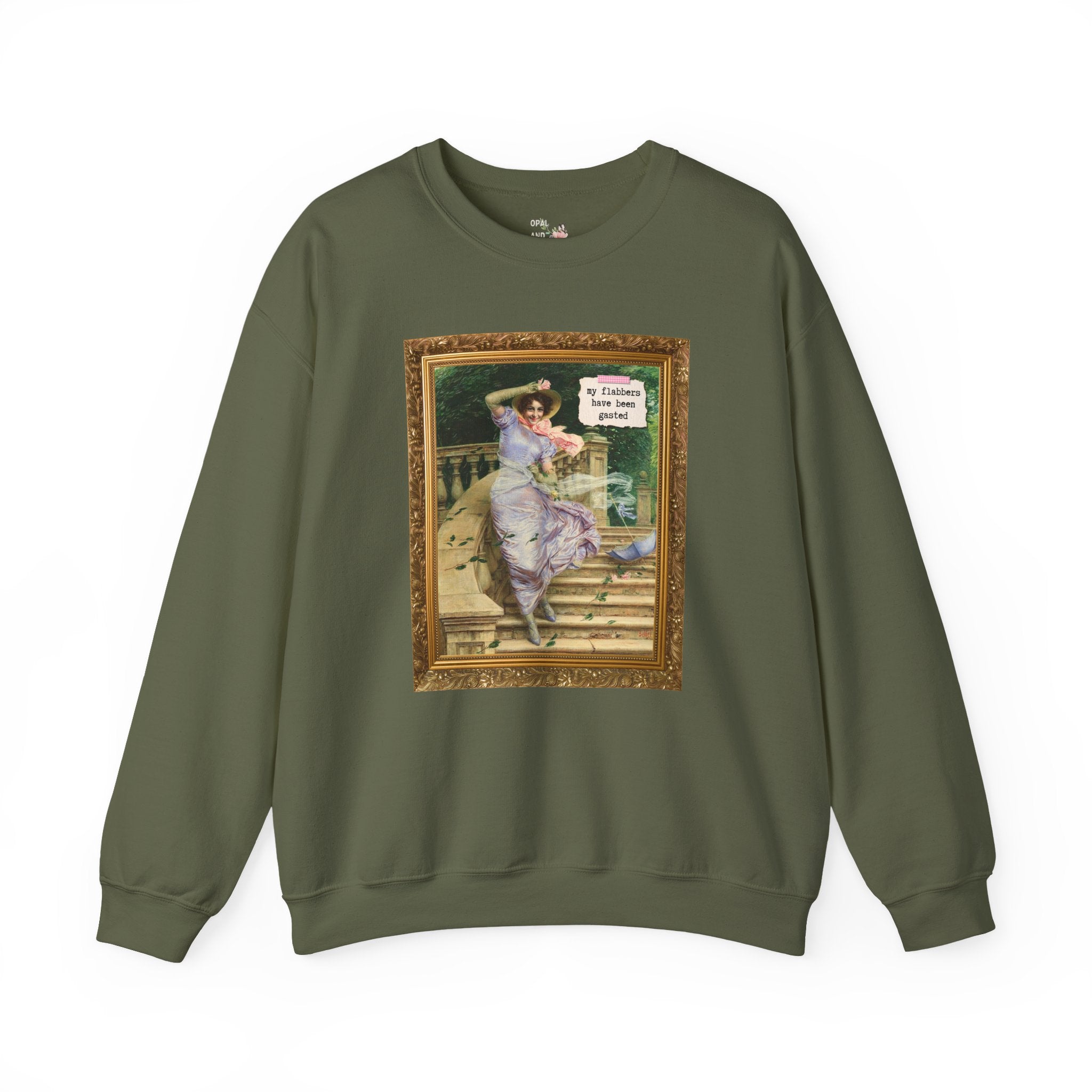 My Flabbers Have Been Gasted Art History Sweatshirt, Funny Saying Gift, Art Historian, Humanites Major, Italian Art History, Gaetano Bellei - Opal and June