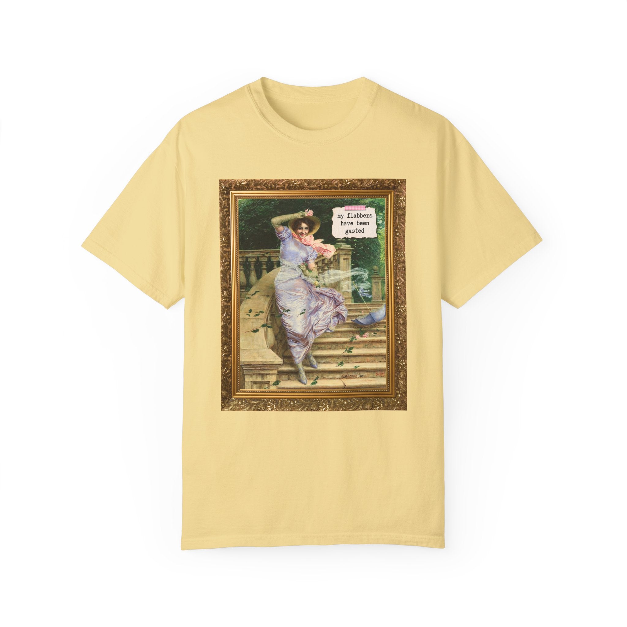 My Flabbers Have Been Gasted Art History T-Shirt, Funny Saying Gift for Art Historian, Humanites Major, Italian Art History, Gaetano Bellei - Opal and June