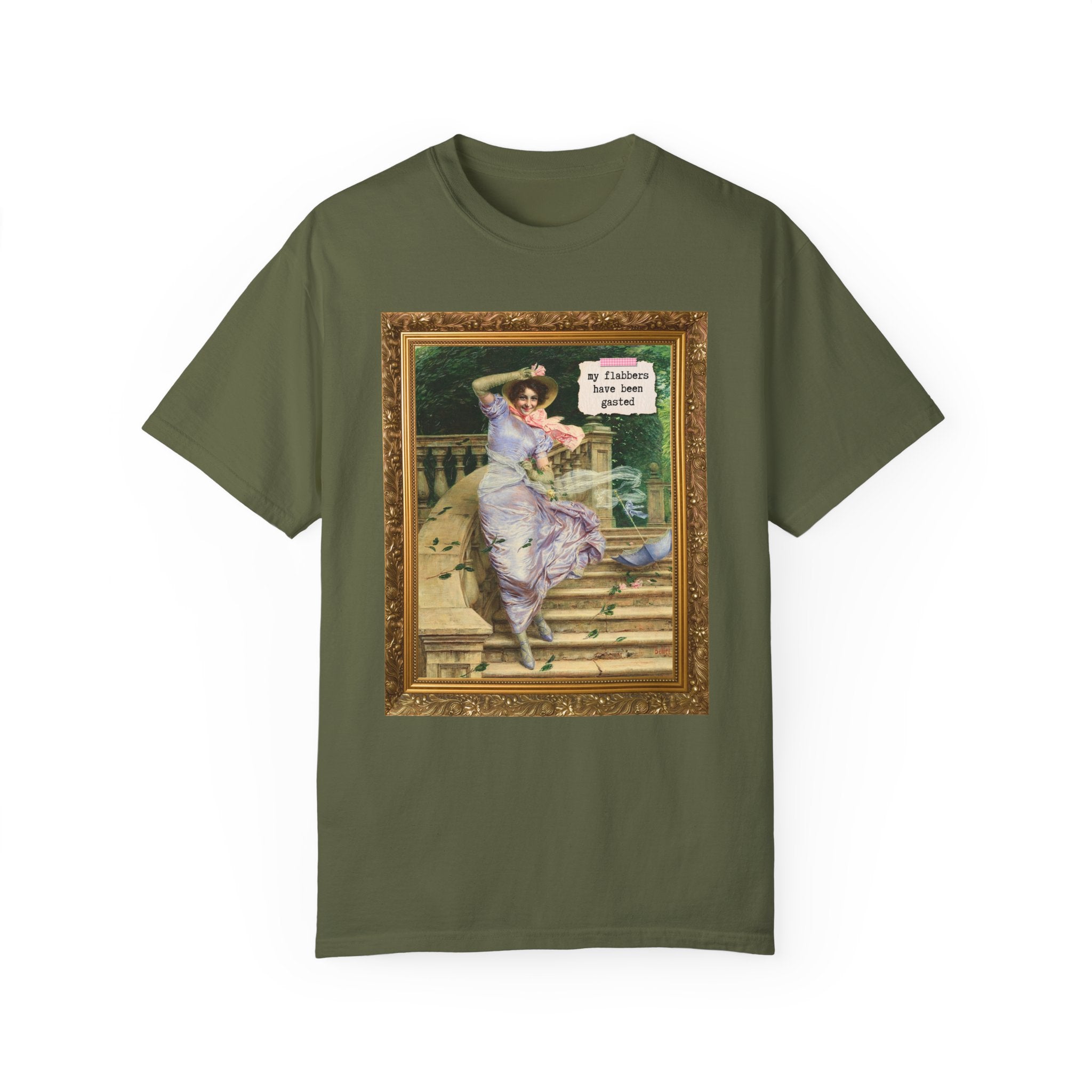 My Flabbers Have Been Gasted Art History T-Shirt, Funny Saying Gift for Art Historian, Humanites Major, Italian Art History, Gaetano Bellei - Opal and June