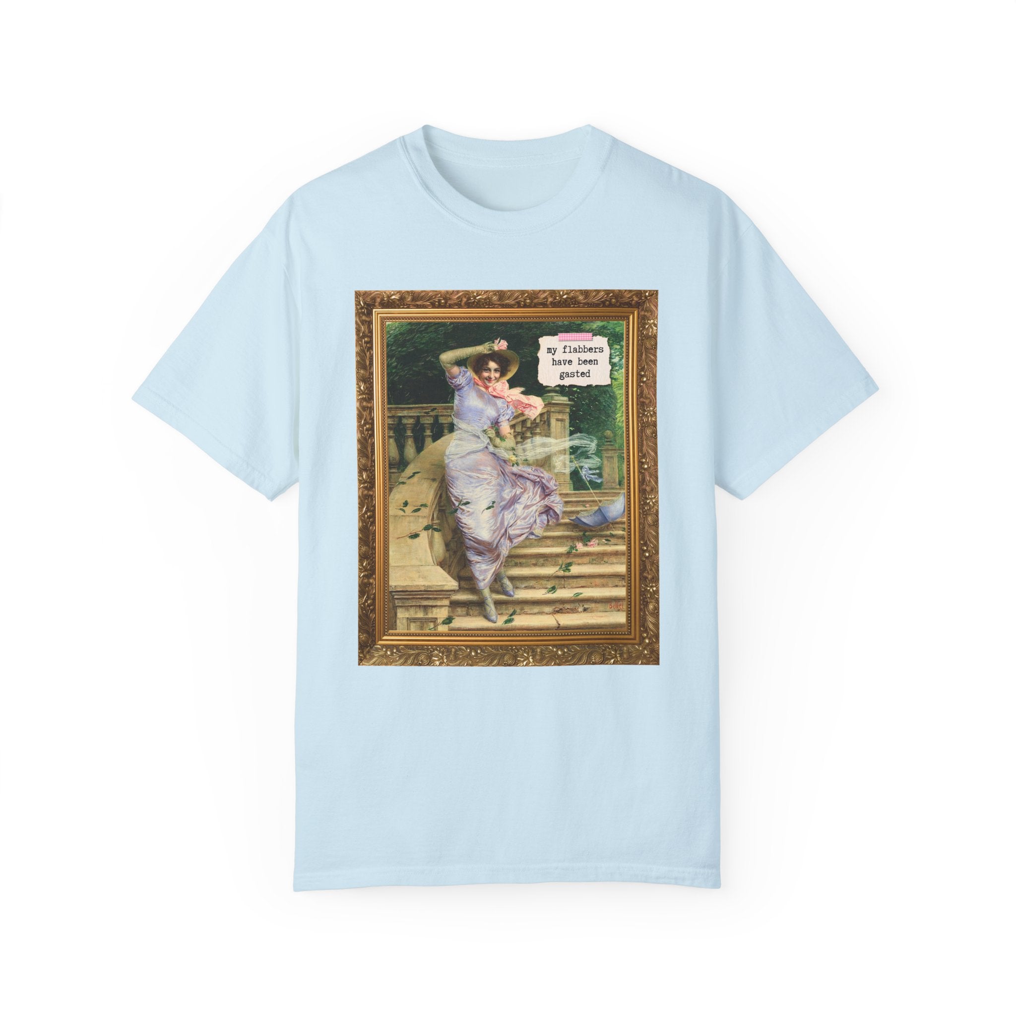 My Flabbers Have Been Gasted Art History T-Shirt, Funny Saying Gift for Art Historian, Humanites Major, Italian Art History, Gaetano Bellei - Opal and June