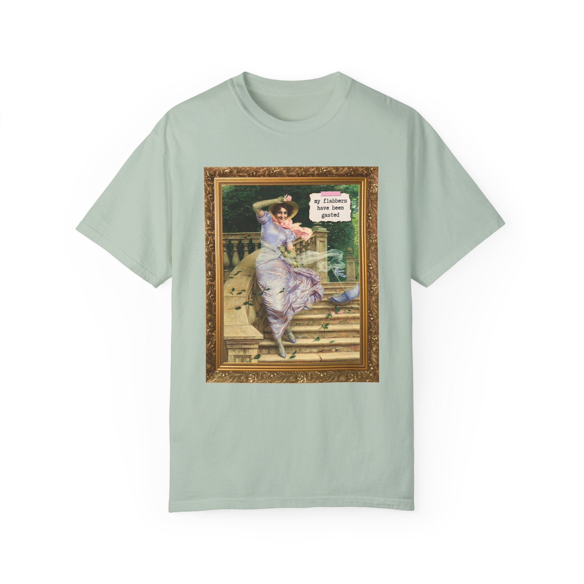 My Flabbers Have Been Gasted Art History T-Shirt, Funny Saying Gift for Art Historian, Humanites Major, Italian Art History, Gaetano Bellei - Opal and June