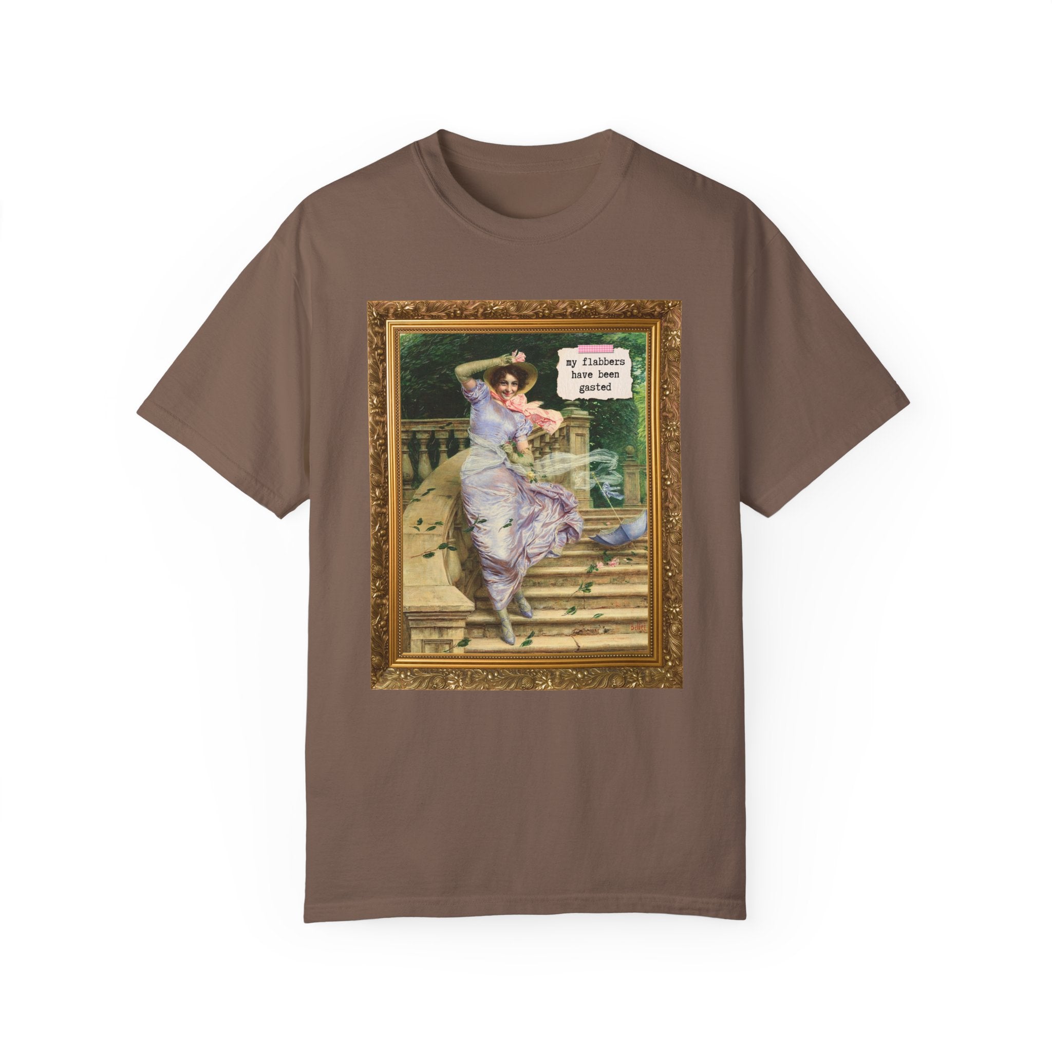 My Flabbers Have Been Gasted Art History T-Shirt, Funny Saying Gift for Art Historian, Humanites Major, Italian Art History, Gaetano Bellei - Opal and June