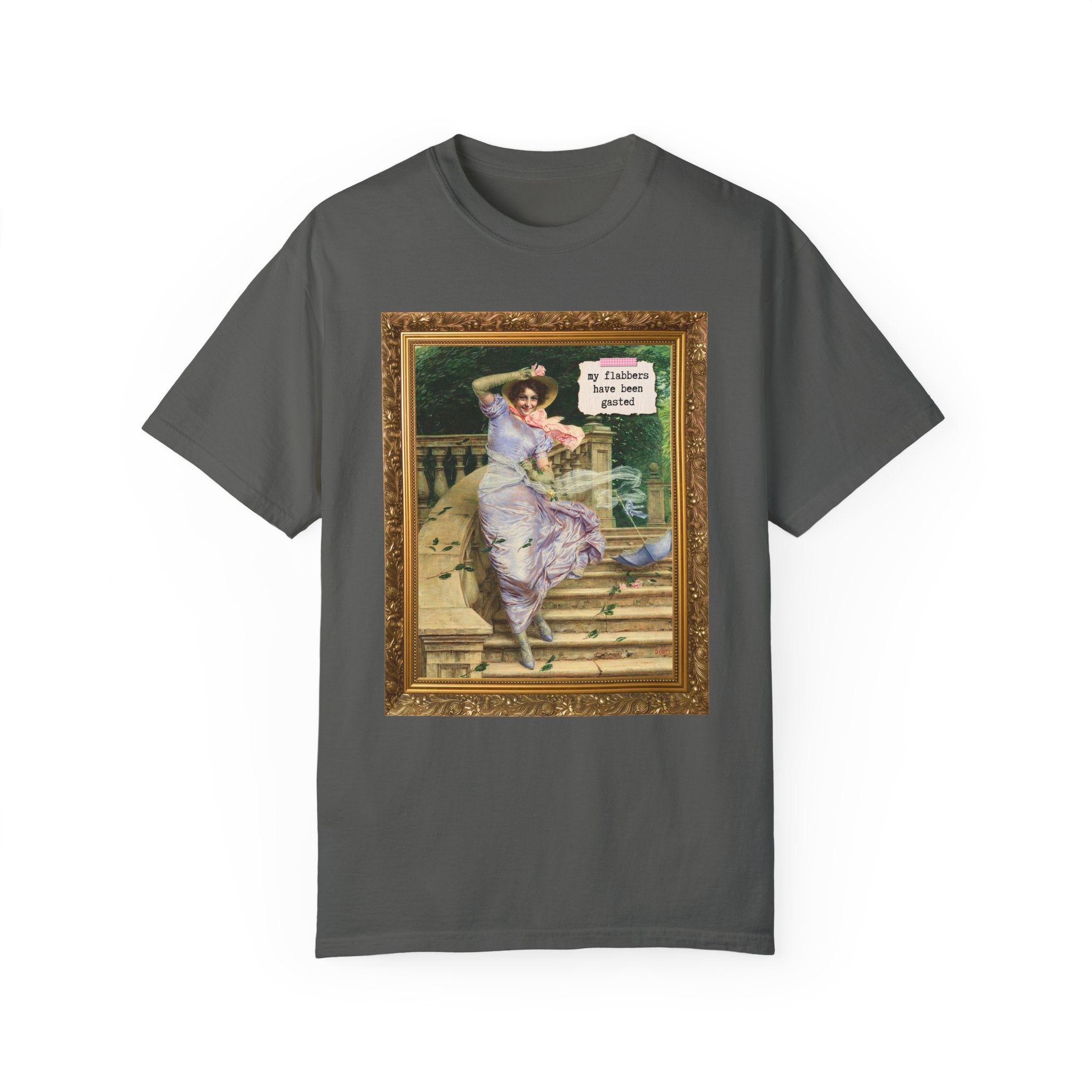 My Flabbers Have Been Gasted Art History T-Shirt, Funny Saying Gift for Art Historian, Humanites Major, Italian Art History, Gaetano Bellei - Opal and June