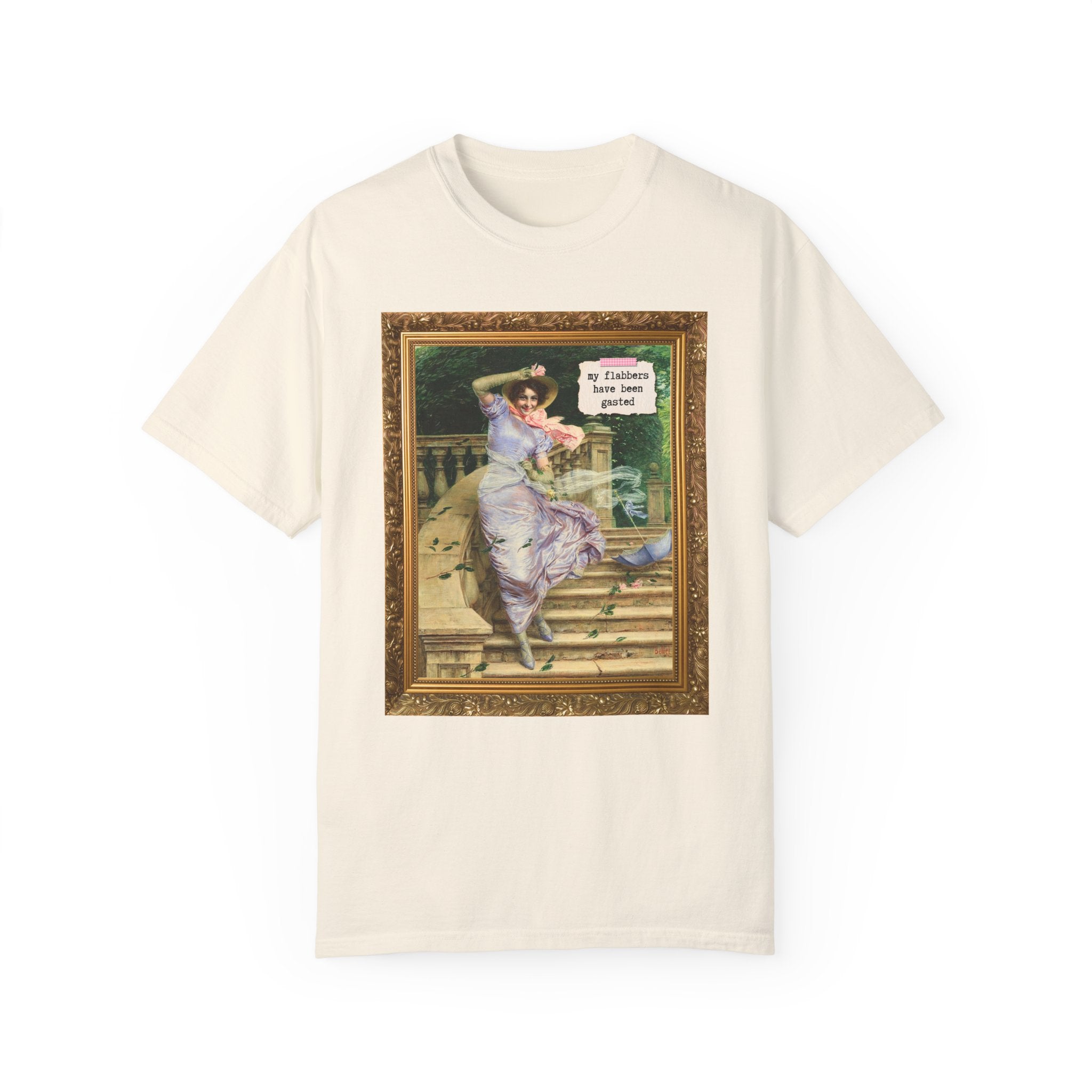 My Flabbers Have Been Gasted Art History T-Shirt, Funny Saying Gift for Art Historian, Humanites Major, Italian Art History, Gaetano Bellei - Opal and June