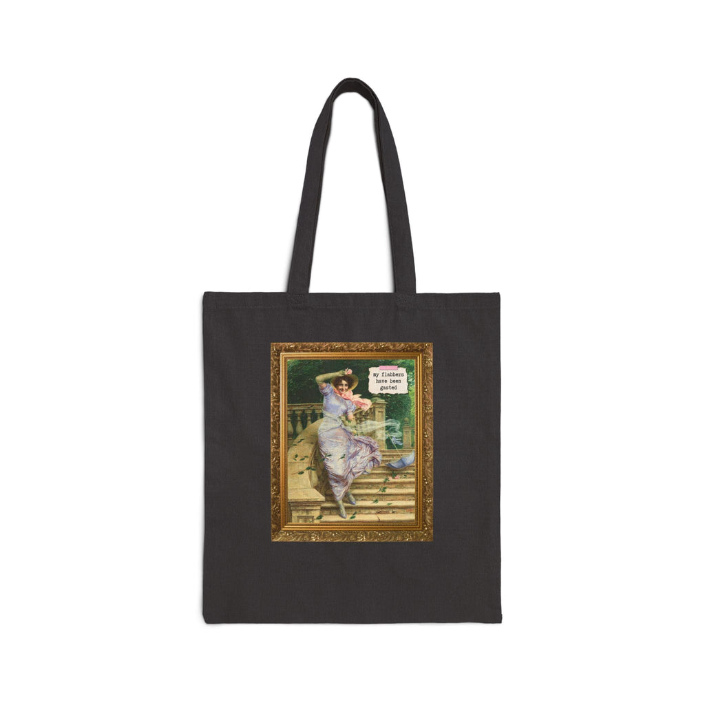 My Flabbers Have Been Gasted Art History Tote Bag, Funny Saying Gift for Art Historian, Humanites Major, Italian Art History, Gaetano Bellei - Opal and June