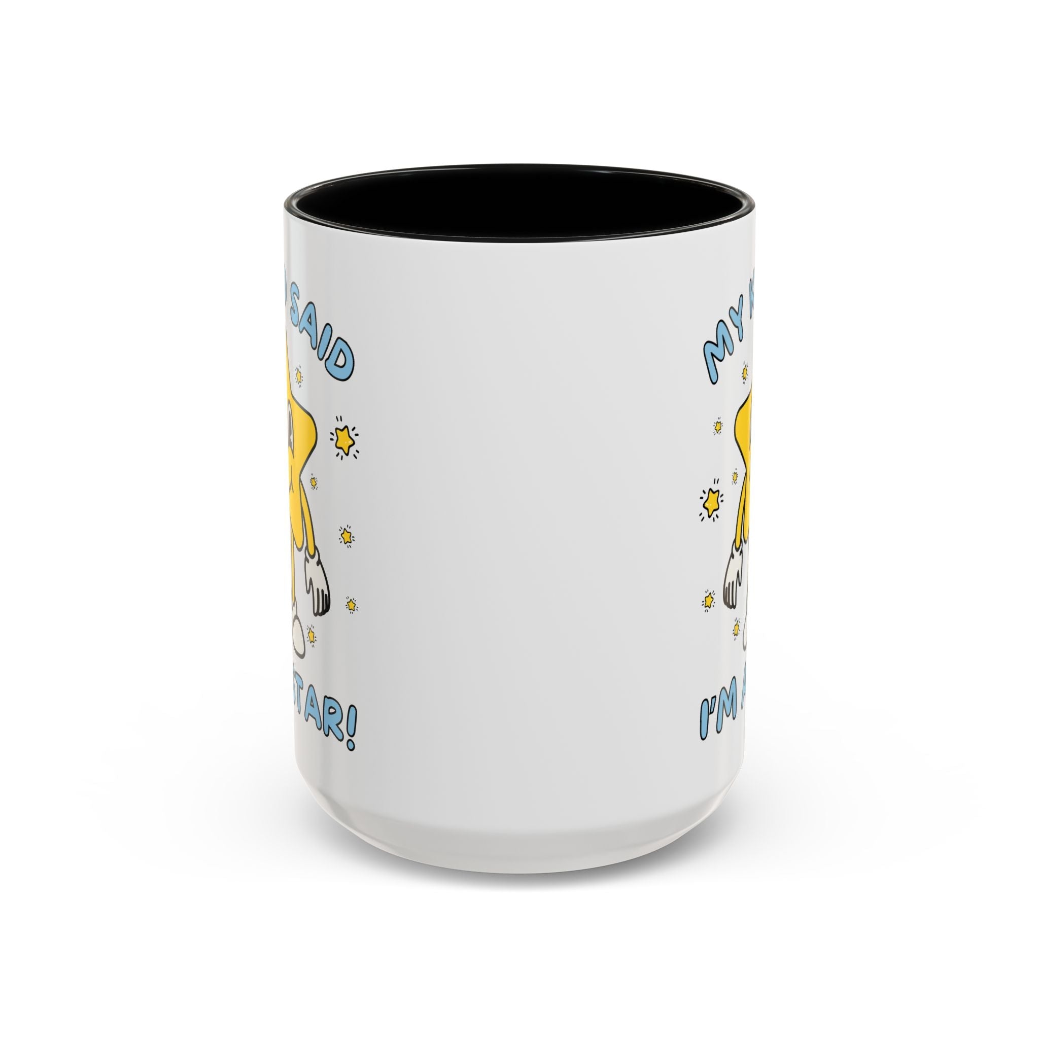 My Kid Said I'm a Star: Funny Mother's Day or Father's Day Coffee Mug from Teen Daughter or Teenage Son, Silly Retro Aesthetic Favorite Parent Mug - Opal and June