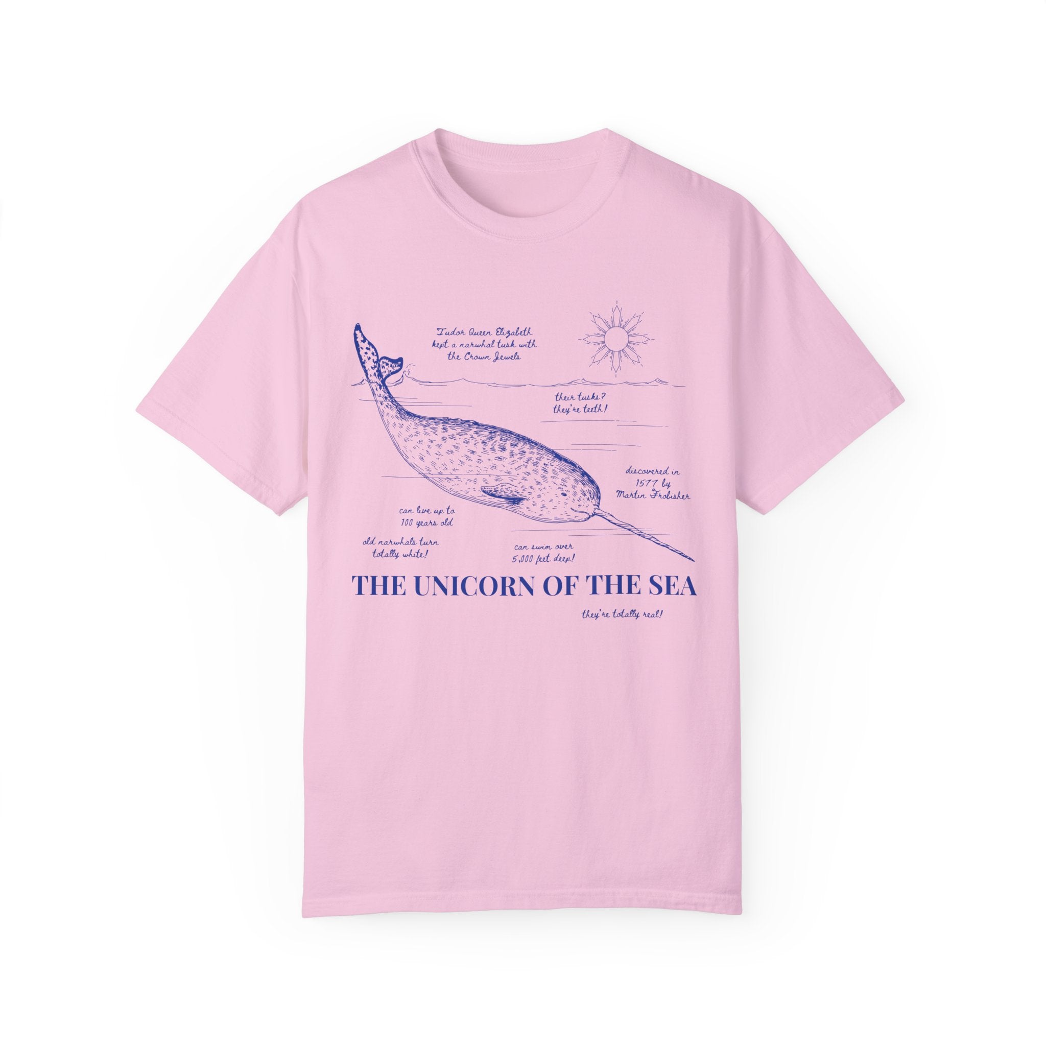 Narwhal Facts Tee Shirt - Opal and June