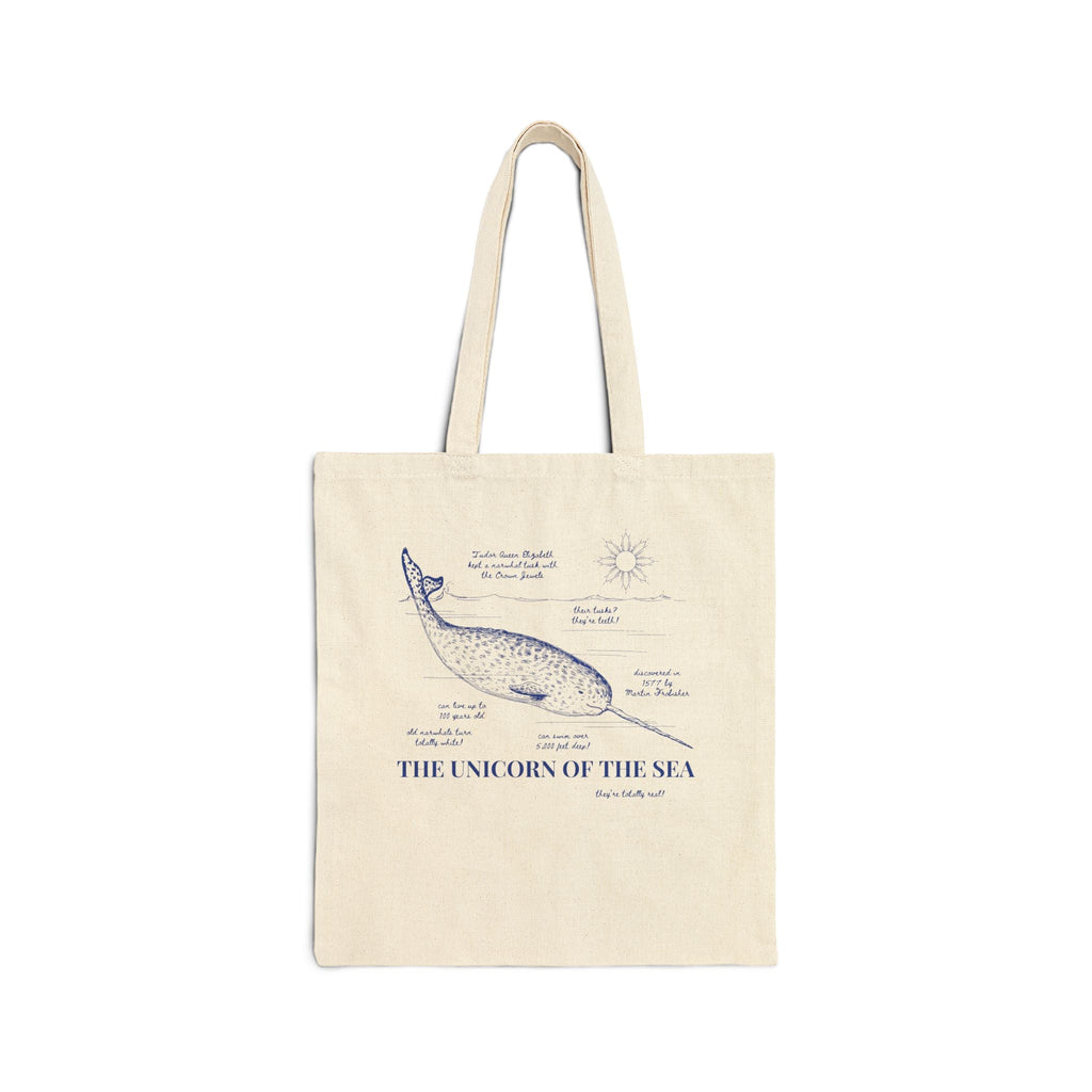 Narwhal Facts Tote Bag - Opal and June