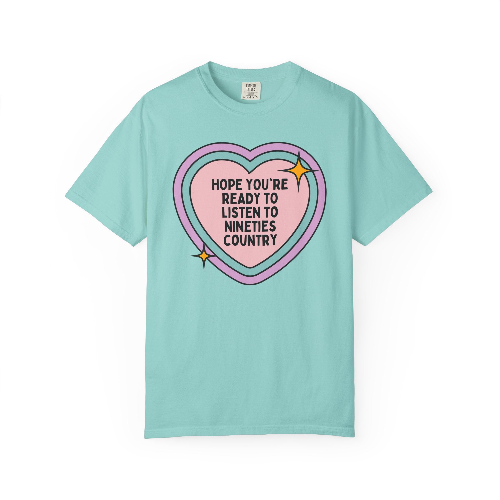 Nineties Country Music Lover Tee Shirt, Funny Saying Cute Birthday Gift for Friend Who Loves 1990s Western Music, Silly Mother's Day Present - Opal and June