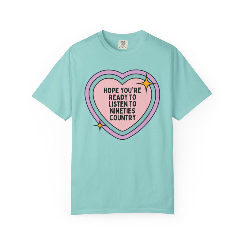 Nineties Country Music Lover Tee Shirt, Funny Saying Cute Birthday Gift for Friend Who Loves 1990s Western Music, Silly Mother's Day Present - Opal and June