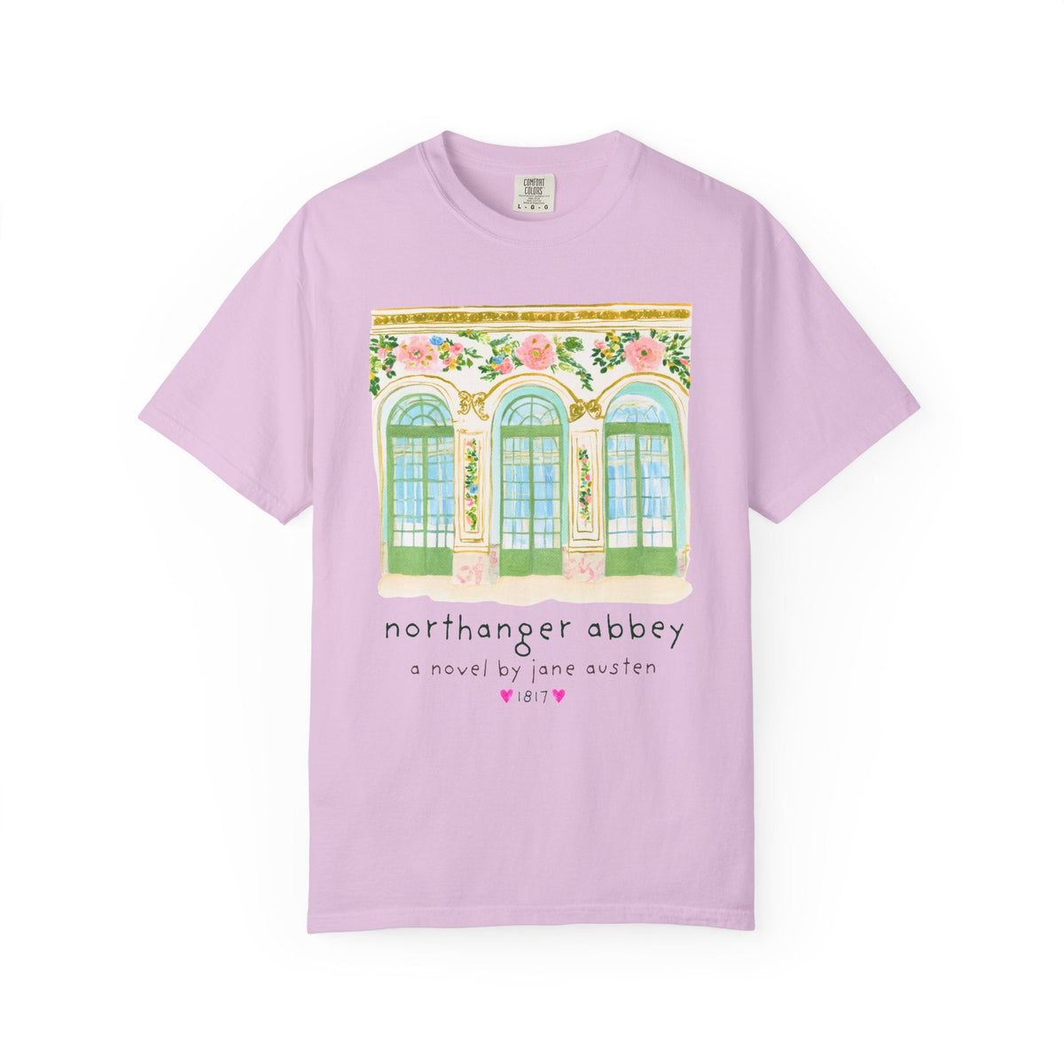 Northanger Abbey: A Novel by Jane Austen Book Lover T-Shirt, Cute Bookish Tee Shirt for Classic Literature Reader or Bookworm - Opal and June