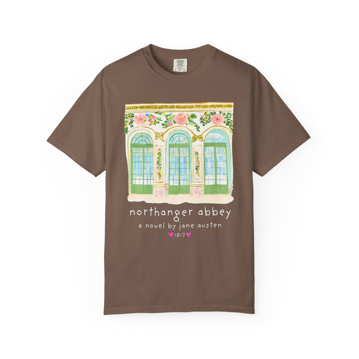 Northanger Abbey: A Novel by Jane Austen Book Lover T-Shirt, Cute Bookish Tee Shirt for Classic Literature Reader or Bookworm - Opal and June