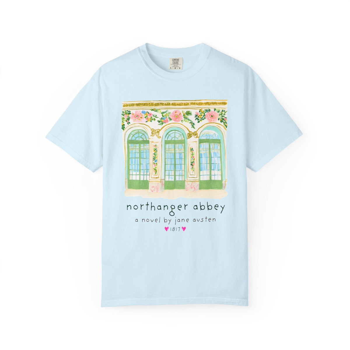 Northanger Abbey: A Novel by Jane Austen Book Lover T-Shirt, Cute Bookish Tee Shirt for Classic Literature Reader or Bookworm - Opal and June