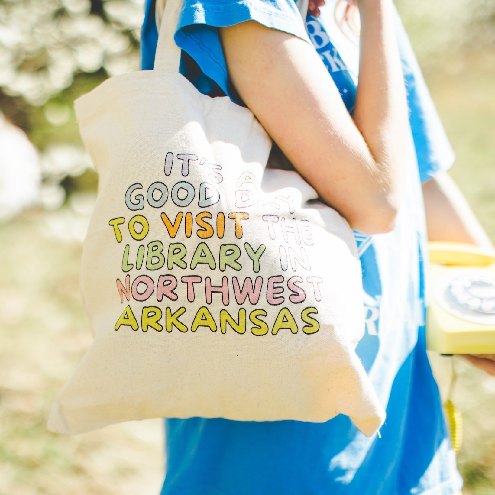Northwest Arkansas Library Tote - Opal and June