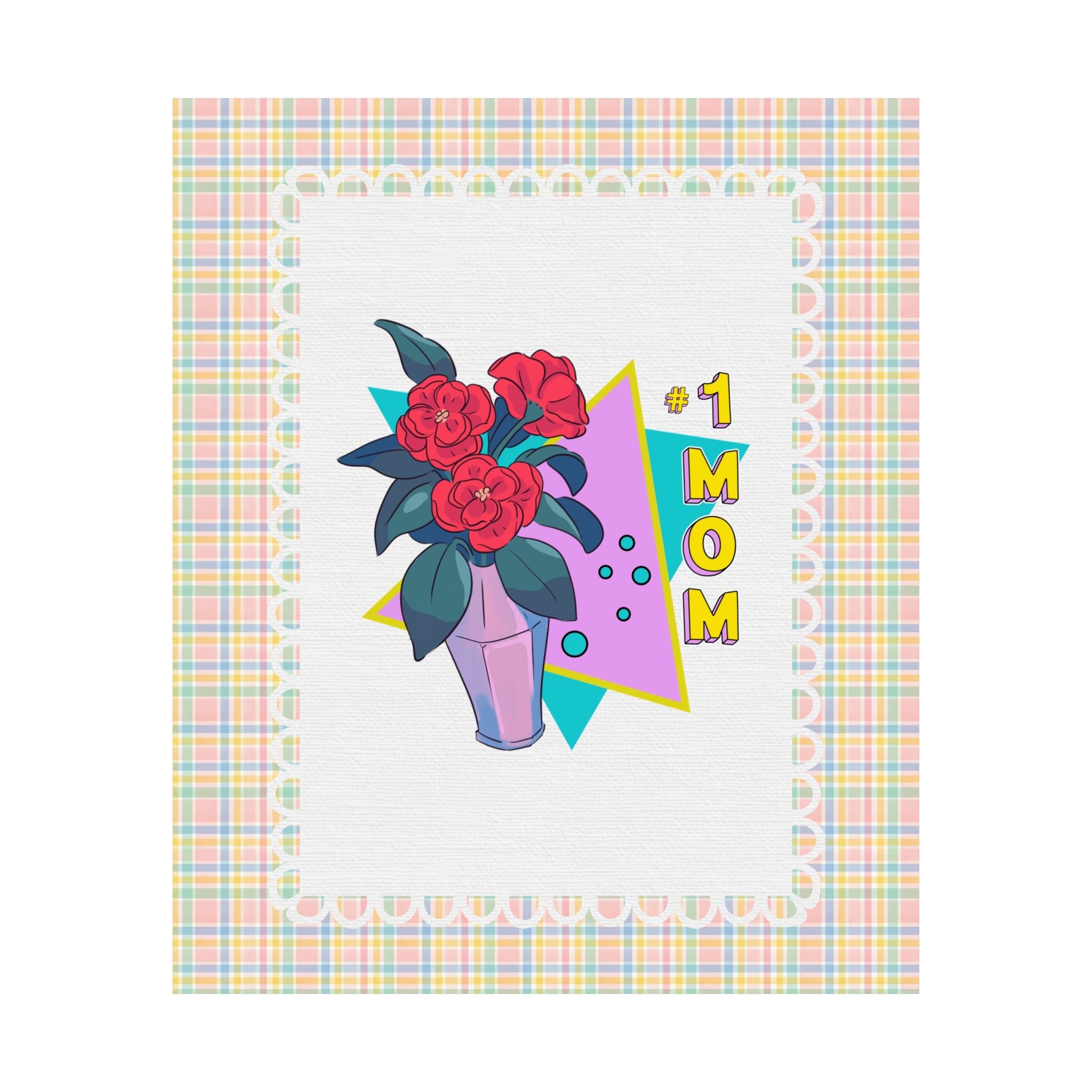 Nostalgic Mom Poster Print for Mother's Day or Mom's Birthday: 1 Mom Poster Print Wall Decor for Mom's Library or Kitchen, Silly Mom Gift - Opal and June