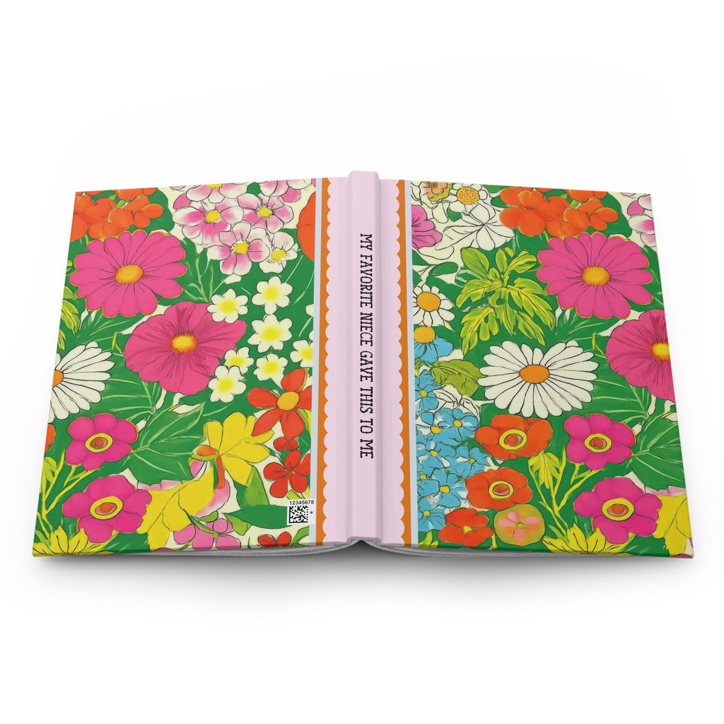 Notebook for Aunt: My Favorite Niece Gave This to Me, Funny Retro Aesthetic Journal with Lined Pages for Aunt, Funny Present for Aunt's Birthday - Opal and June