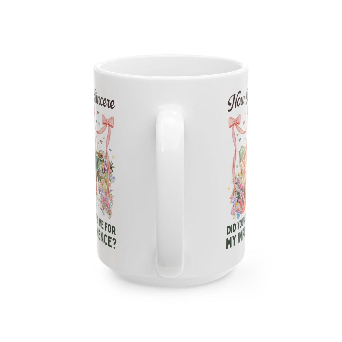 Now Be Sincere: Do You Admire Me For My Impertinence? | Pride and Prejudice Jane Austen Art History Buff Coffee Mug, Painting by Vittorio Reggianini - Opal and June