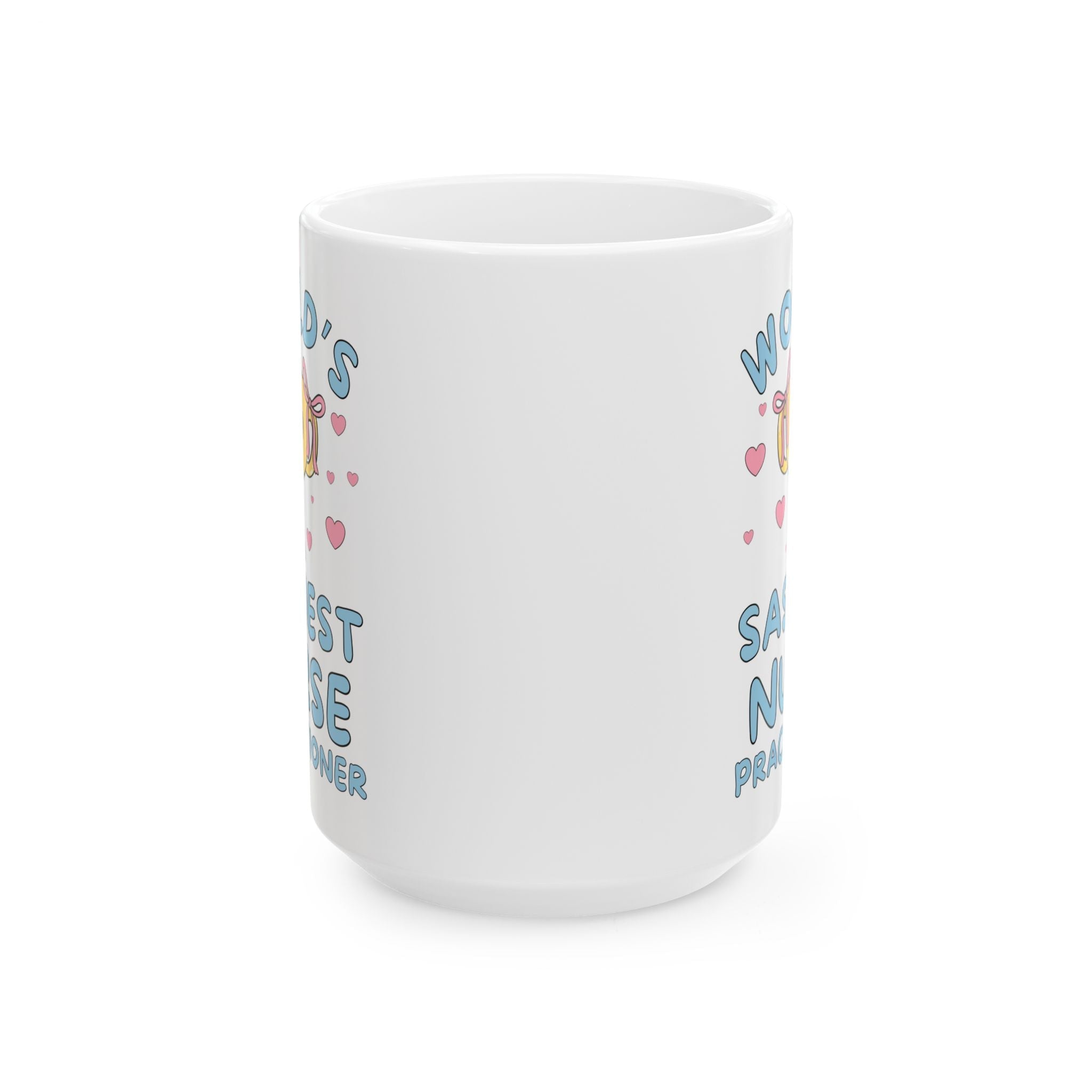 Nurse Practitioner Gift, Funny Nursing Student Graduation Gift for New Practitioner, Silly Dopamine Aesthetic 15 Oz Coffee Mug for Nurse - Opal and June