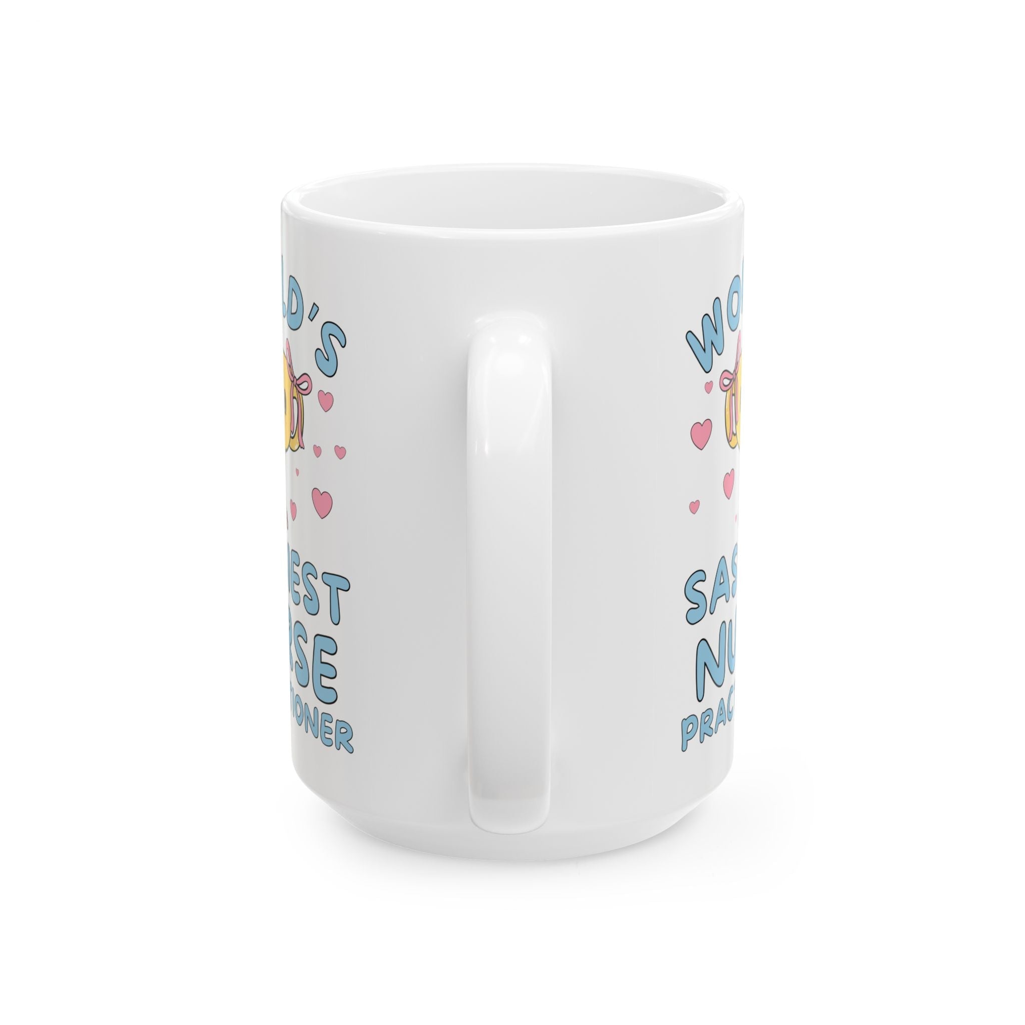 Nurse Practitioner Gift, Funny Nursing Student Graduation Gift for New Practitioner, Silly Dopamine Aesthetic 15 Oz Coffee Mug for Nurse - Opal and June