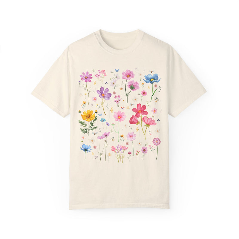 October Birth Month Cosmos Flower T-Shirt - Opal and June