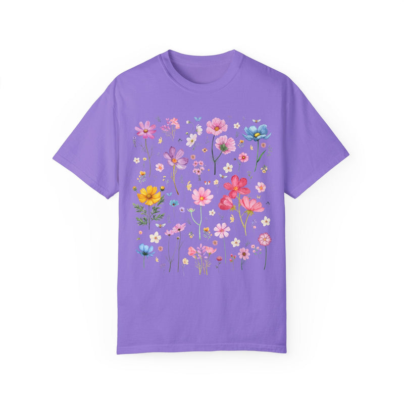 October Birth Month Cosmos Flower T-Shirt - Opal and June