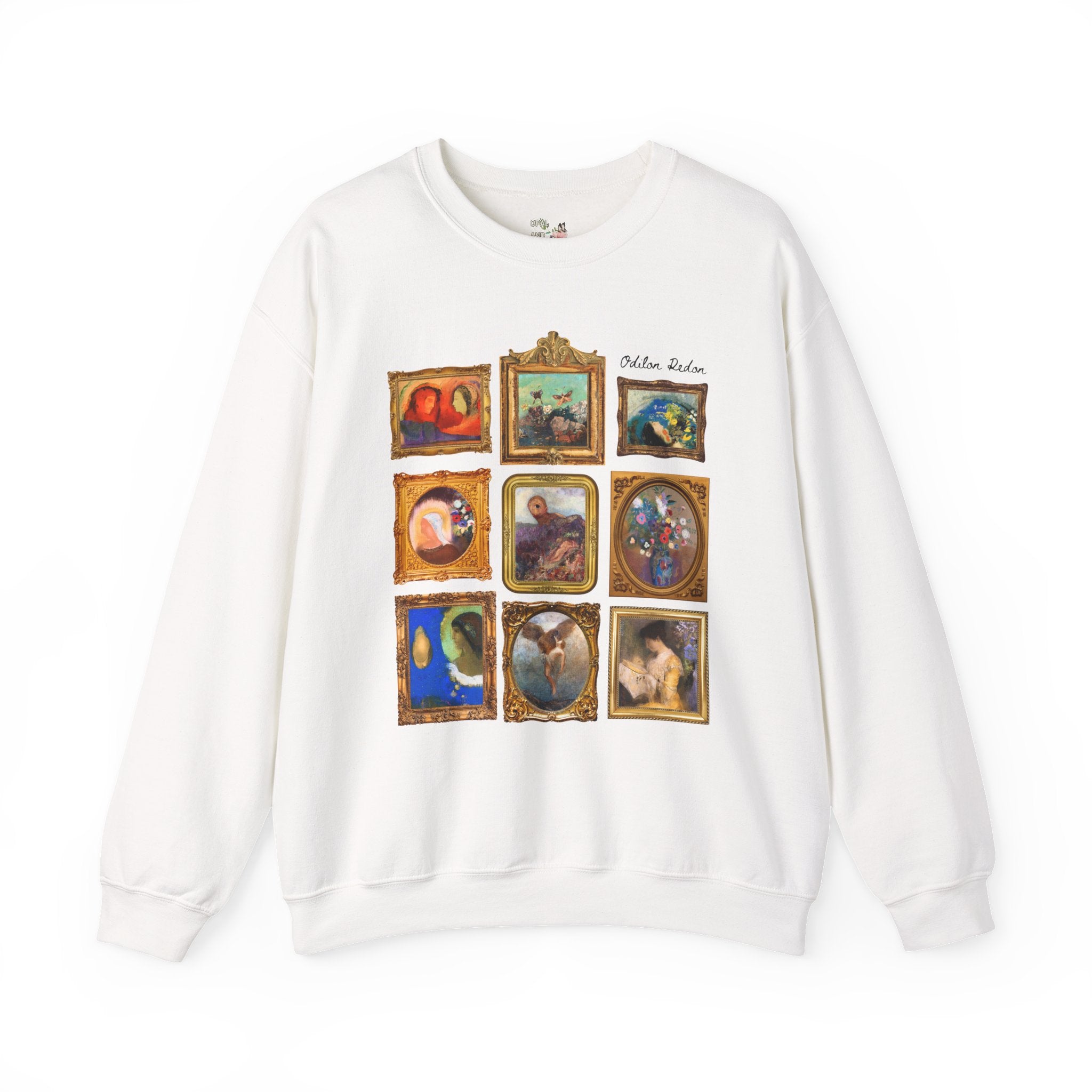 Odilon Redon Art History Sweatshirt: French Art History, 19th Century Post - Impressionism and Symbolism Art Movement, Humanities Major Gift - Opal and June