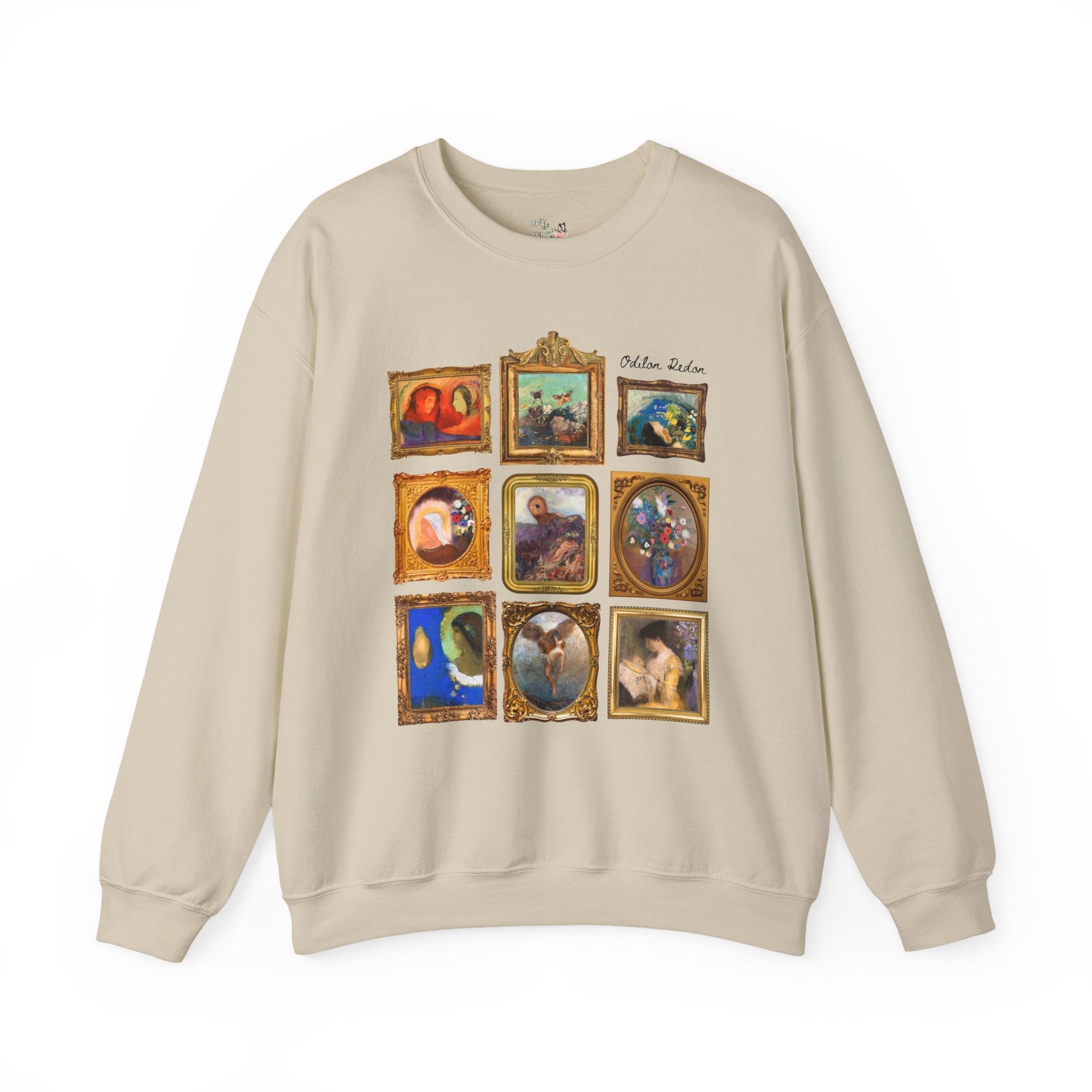 Odilon Redon Art History Sweatshirt: French Art History, 19th Century Post - Impressionism and Symbolism Art Movement, Humanities Major Gift - Opal and June