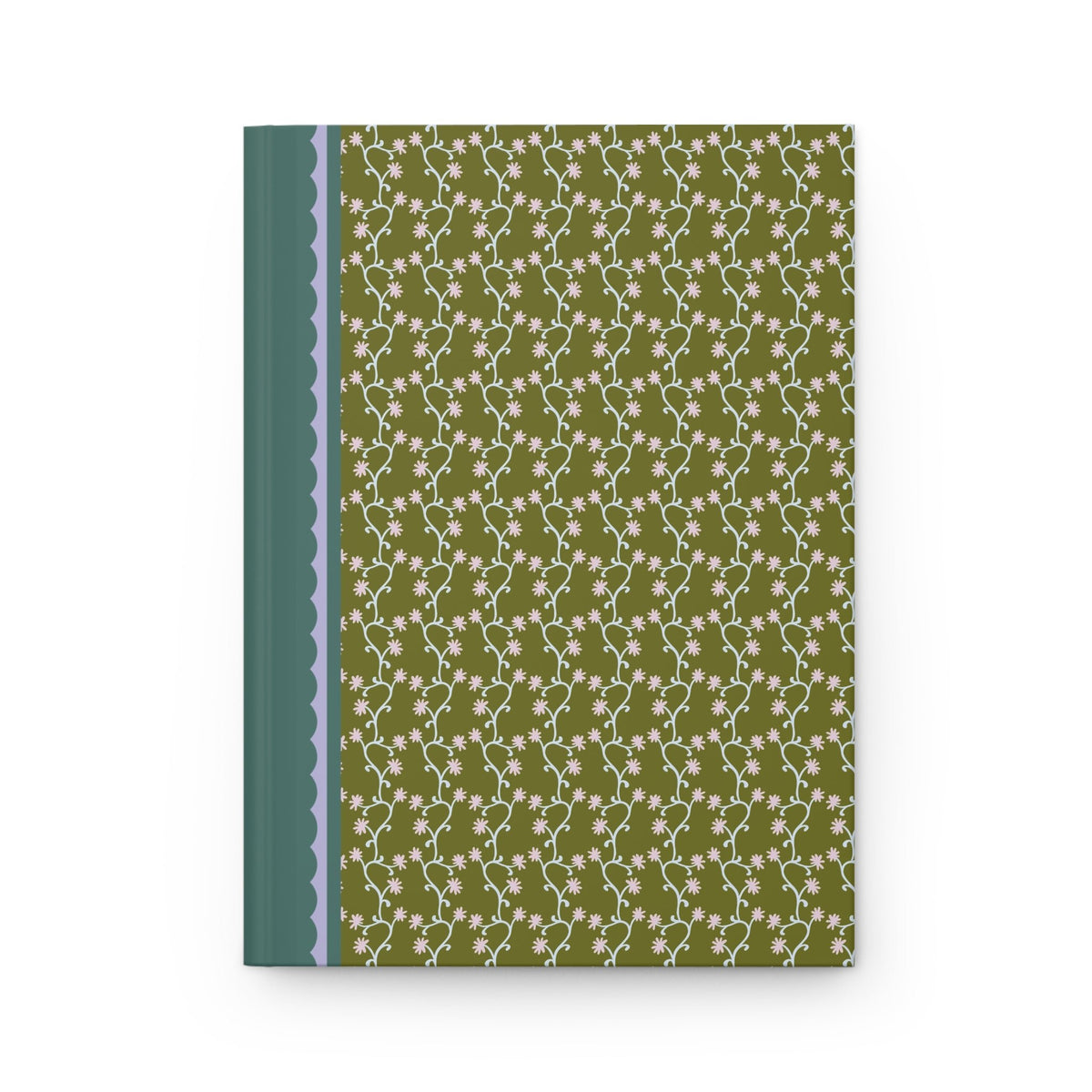 One Hundred Ways to Cause a Kerfuffle: Funny Iconic Spine Notebook with Flowers, Floral Whimsy Hardcover Journal for Writer or Friend Who Love to Journal - Opal and June