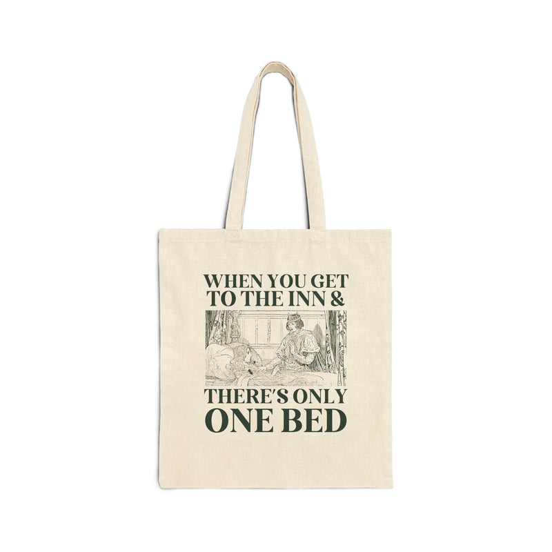 Only One Bed Tote Bag for Friend Who Loves Romantasy or Historical Fiction Novels - Opal and June