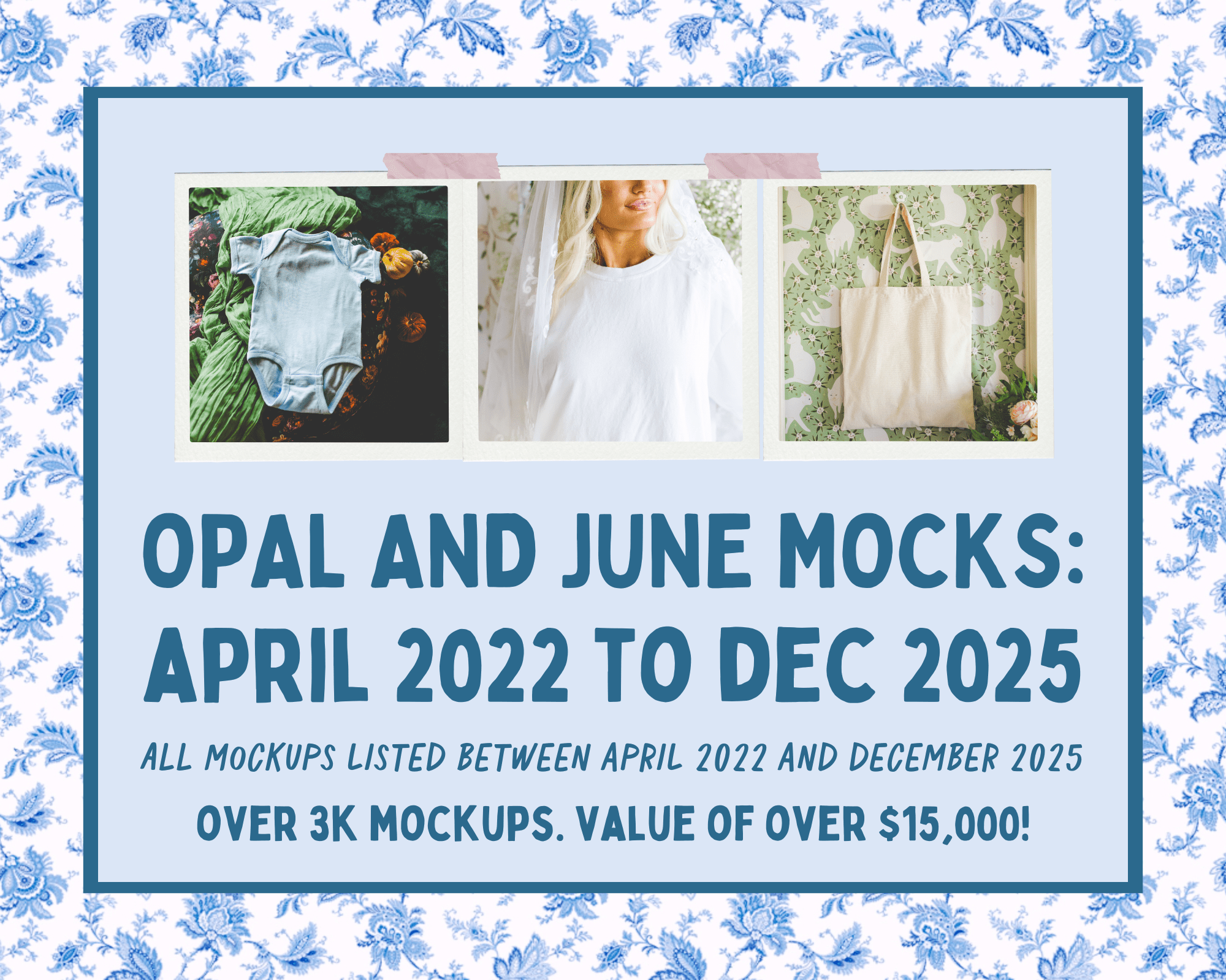 Opal and June Mockup Photos: 2022 - 2025 - Opal and June