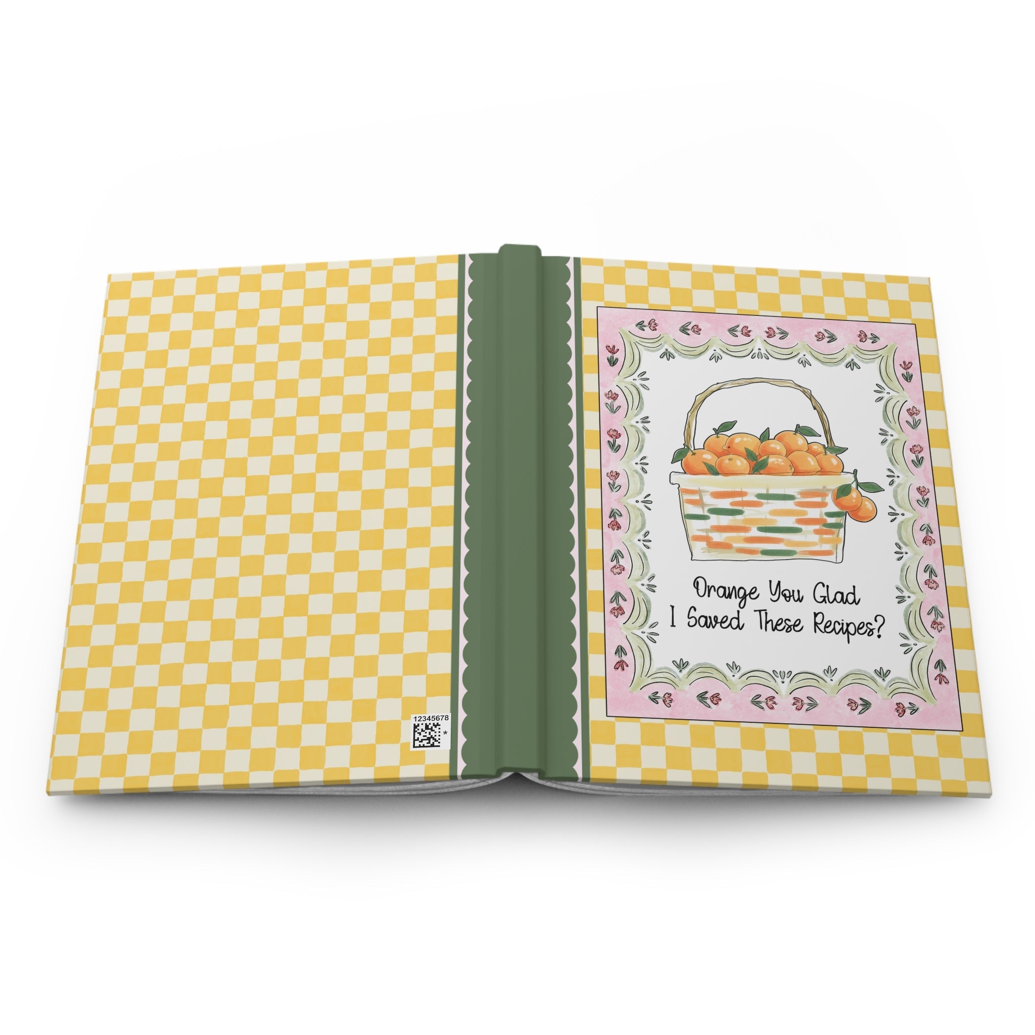 Orange You Glad I Saved These Recipes Notebook - Opal and June